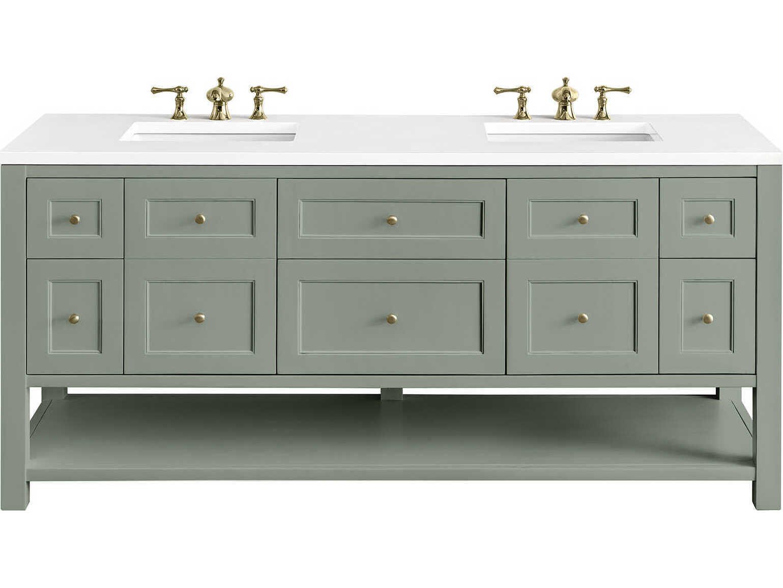James Martin Breckenridge 72" Double Vanity Cabinet
