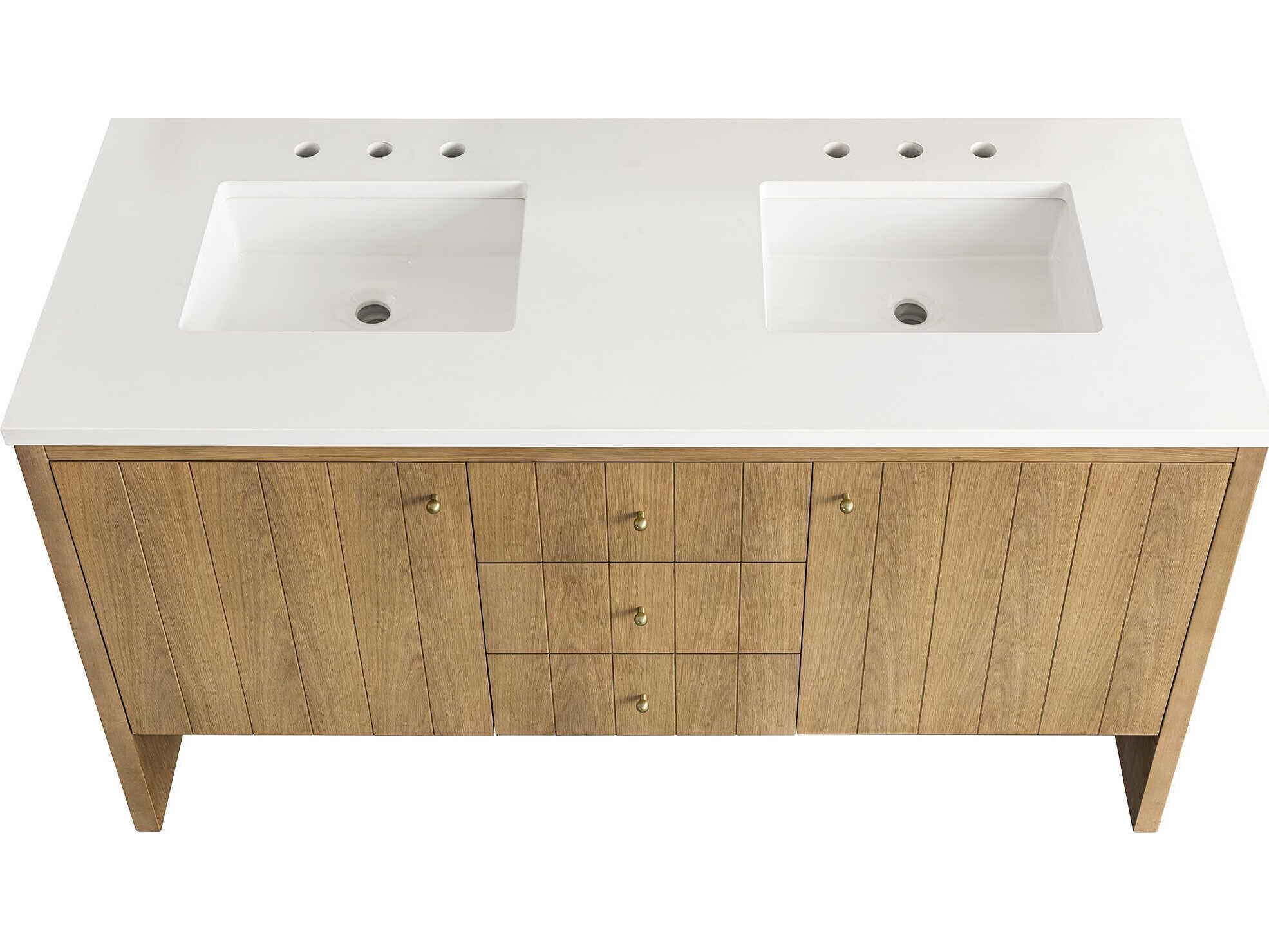James Martin Hudson 60" Double Vanity Cabinet