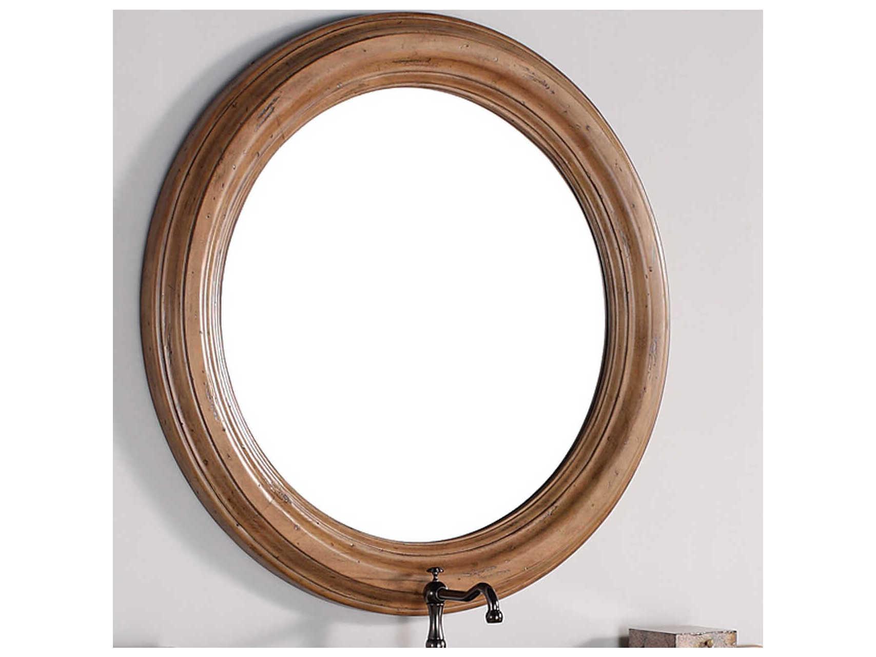 James Martin Malibu Round Wall Mirror