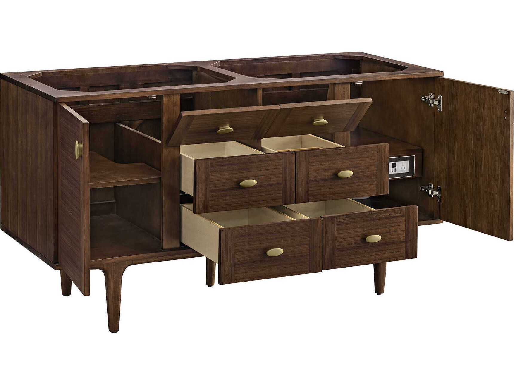 James Martin Amberly 60" Double Vanity Cabinet