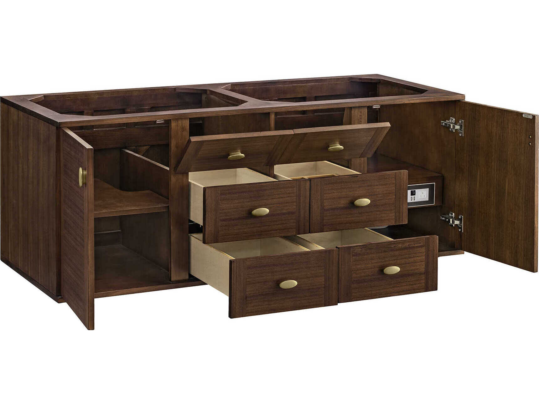 James Martin Amberly 60" Double Vanity Cabinet