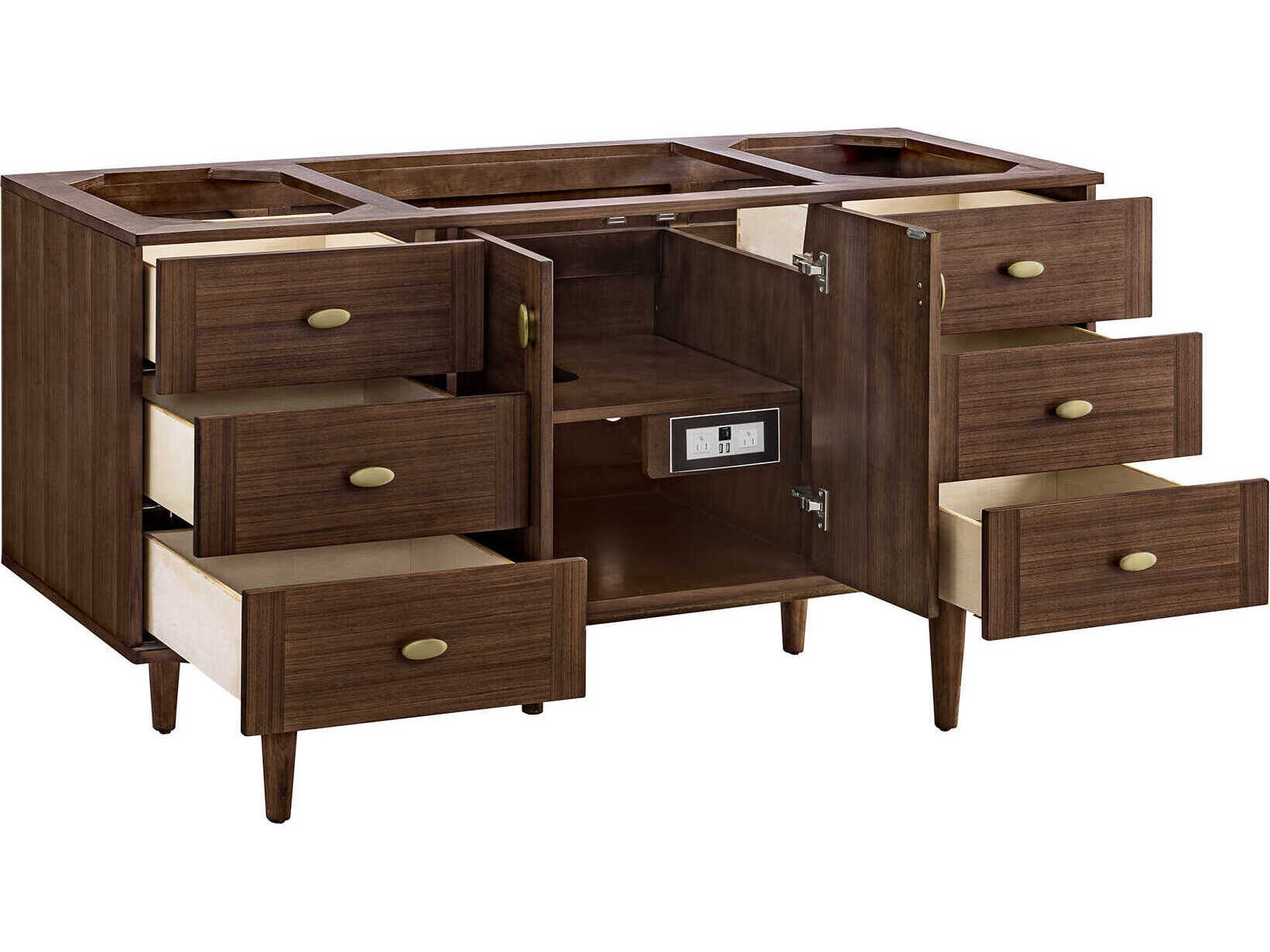 James Martin Amberly 60" Single Vanity Cabinet