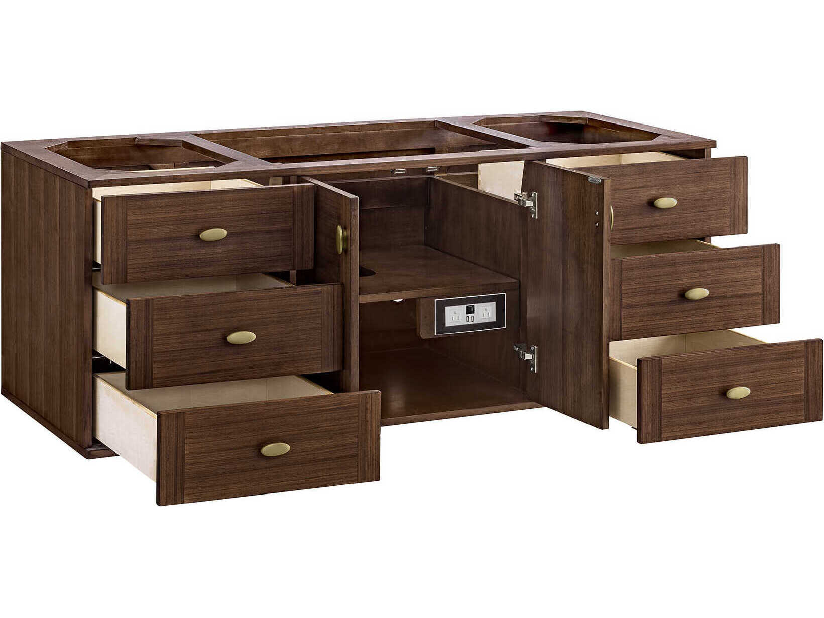 James Martin Amberly 60" Single Vanity Cabinet