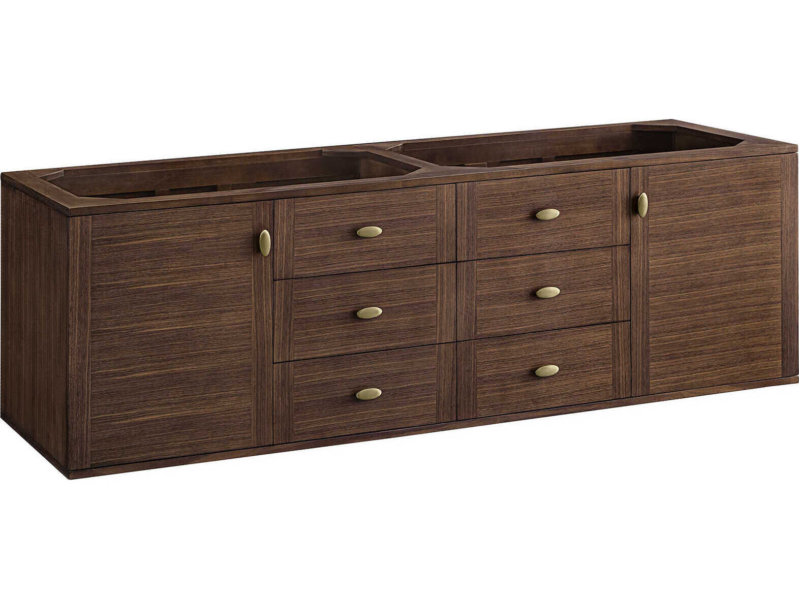 James Martin Amberly 72" Double Vanity Cabinet