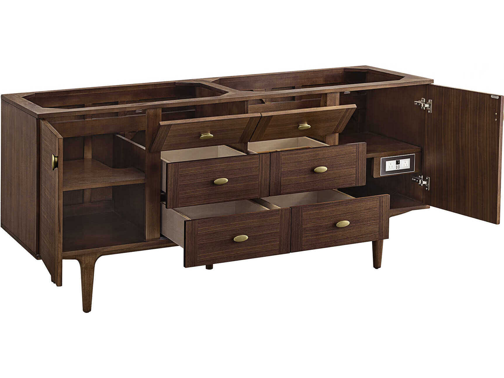 James Martin Amberly 72" Double Vanity Cabinet