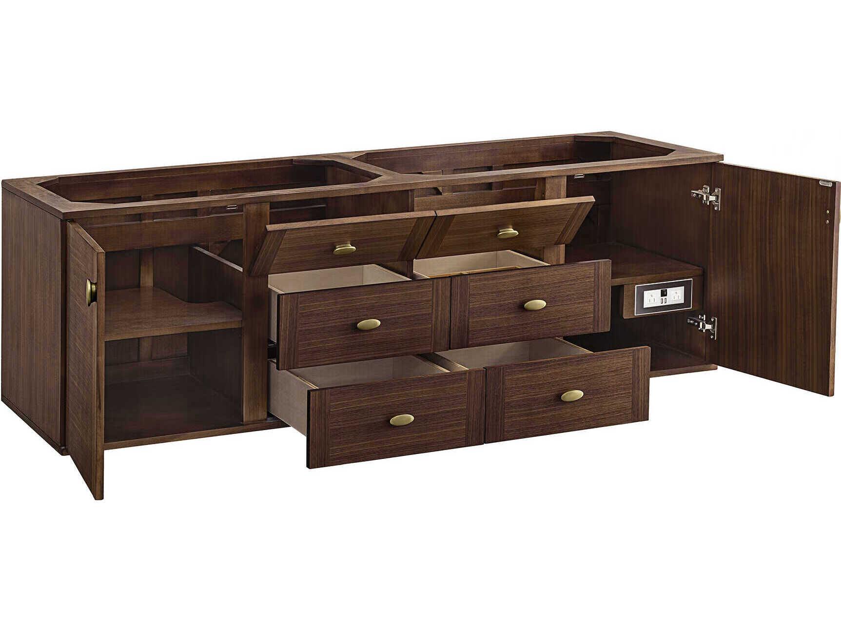 James Martin Amberly 72" Double Vanity Cabinet