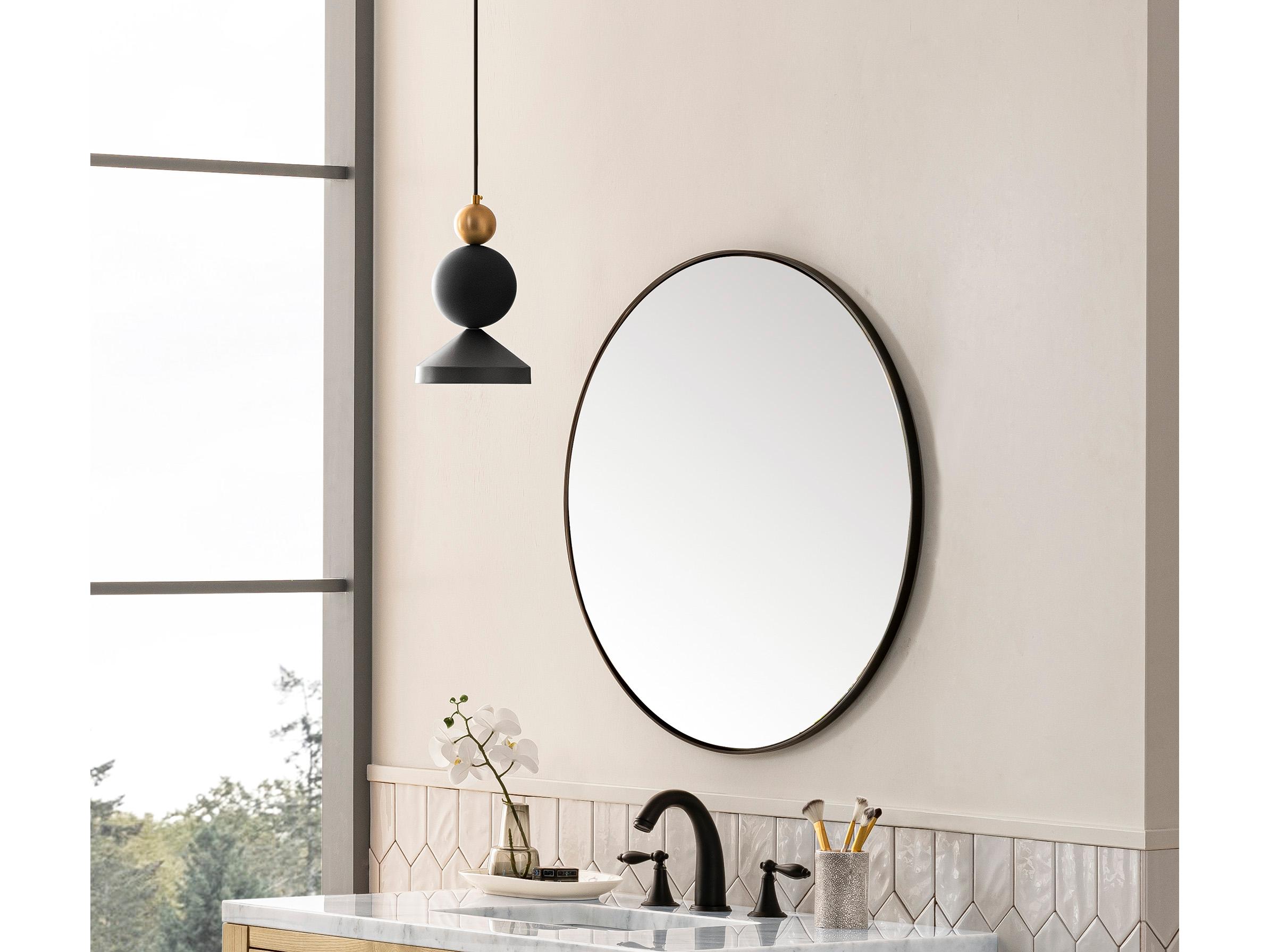 James Martin Rohe Round Wall Mirror