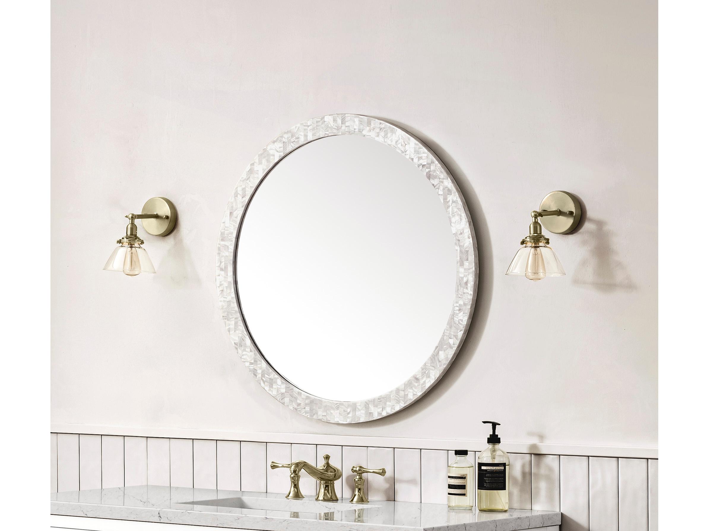 James Martin Callie Round Wall Mirror