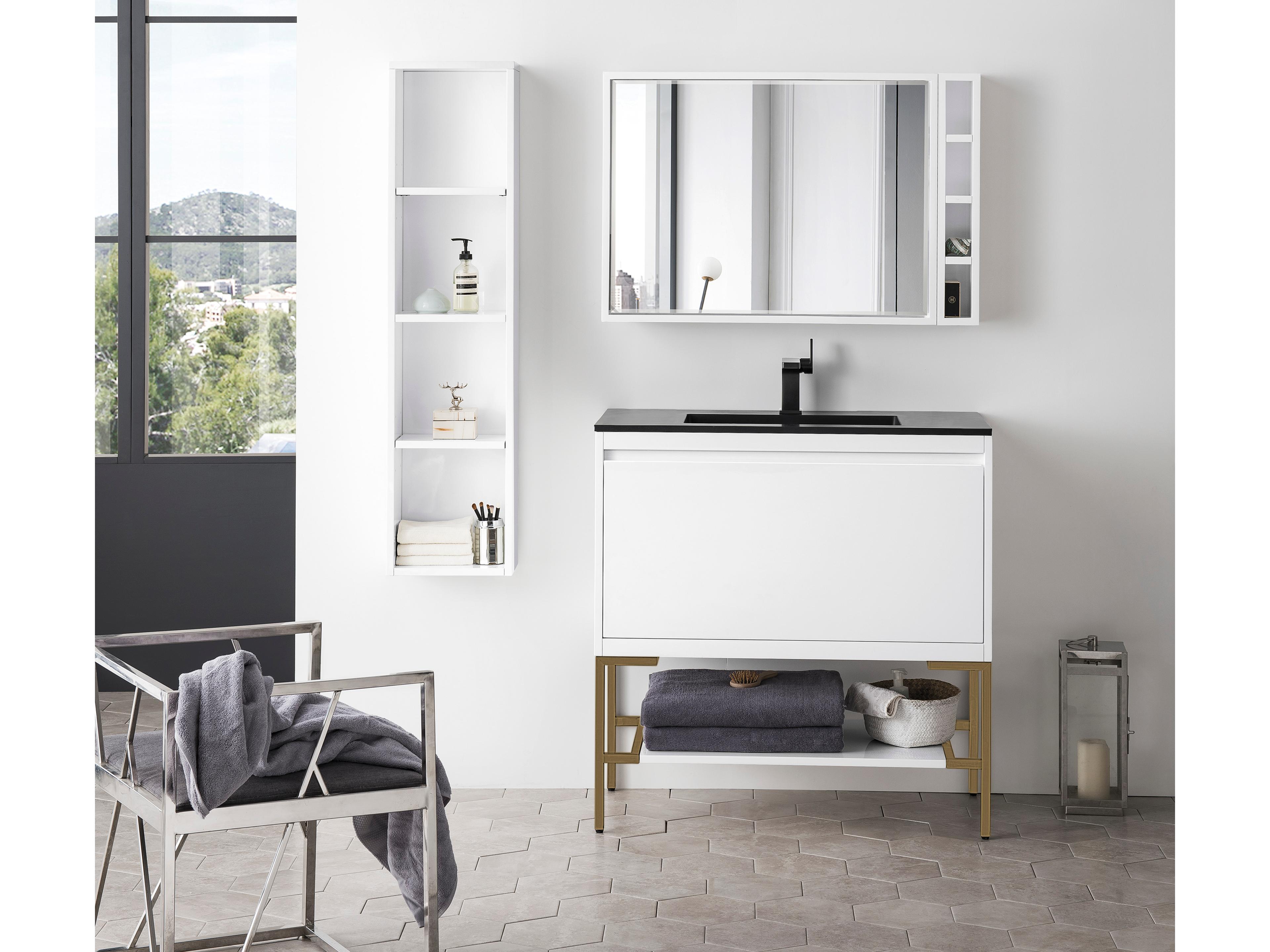 James Martin Milan 35" Single Vanity Cabinet