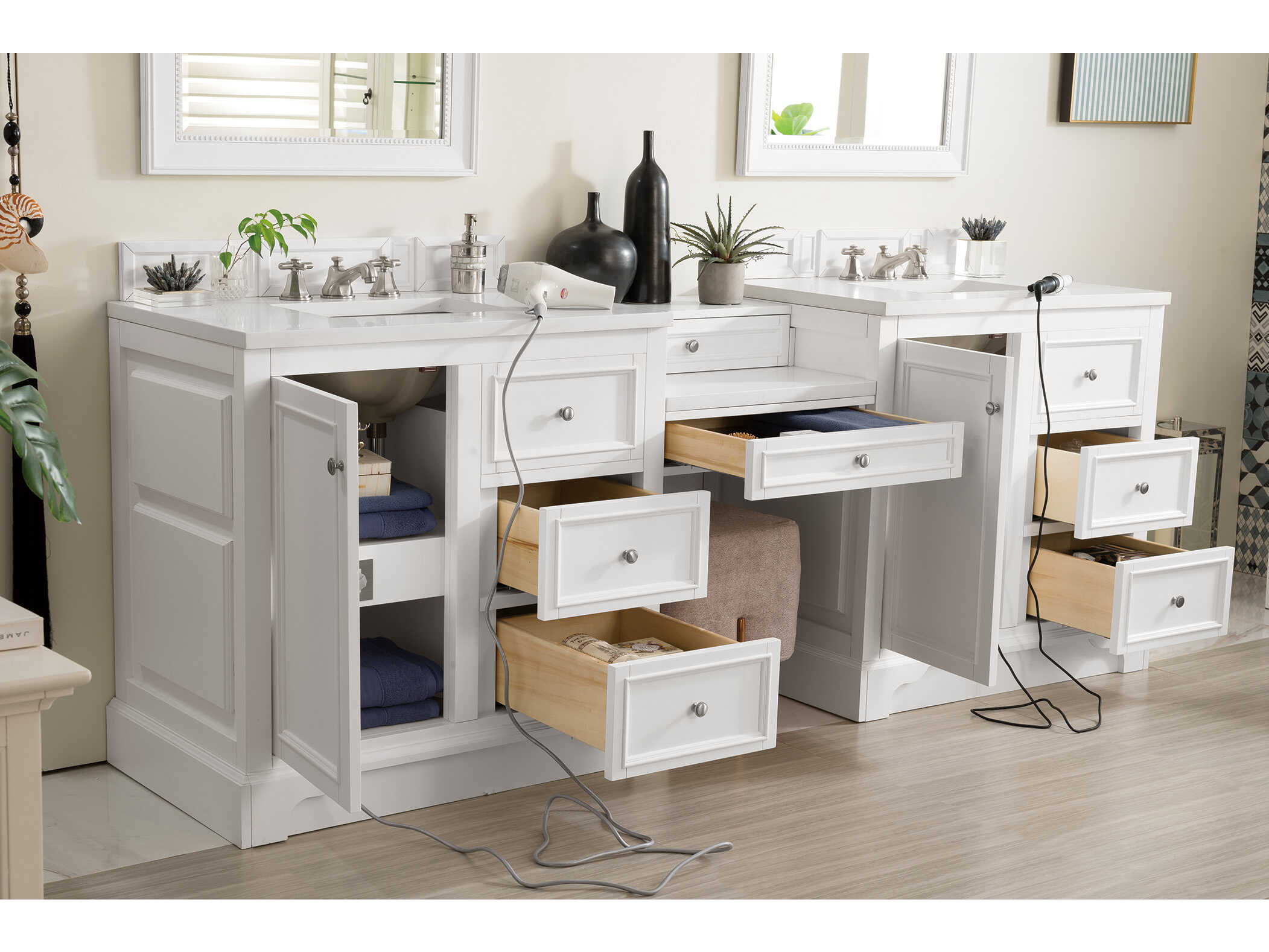 James Martin De Soto 97" Double Vanity Cabinet