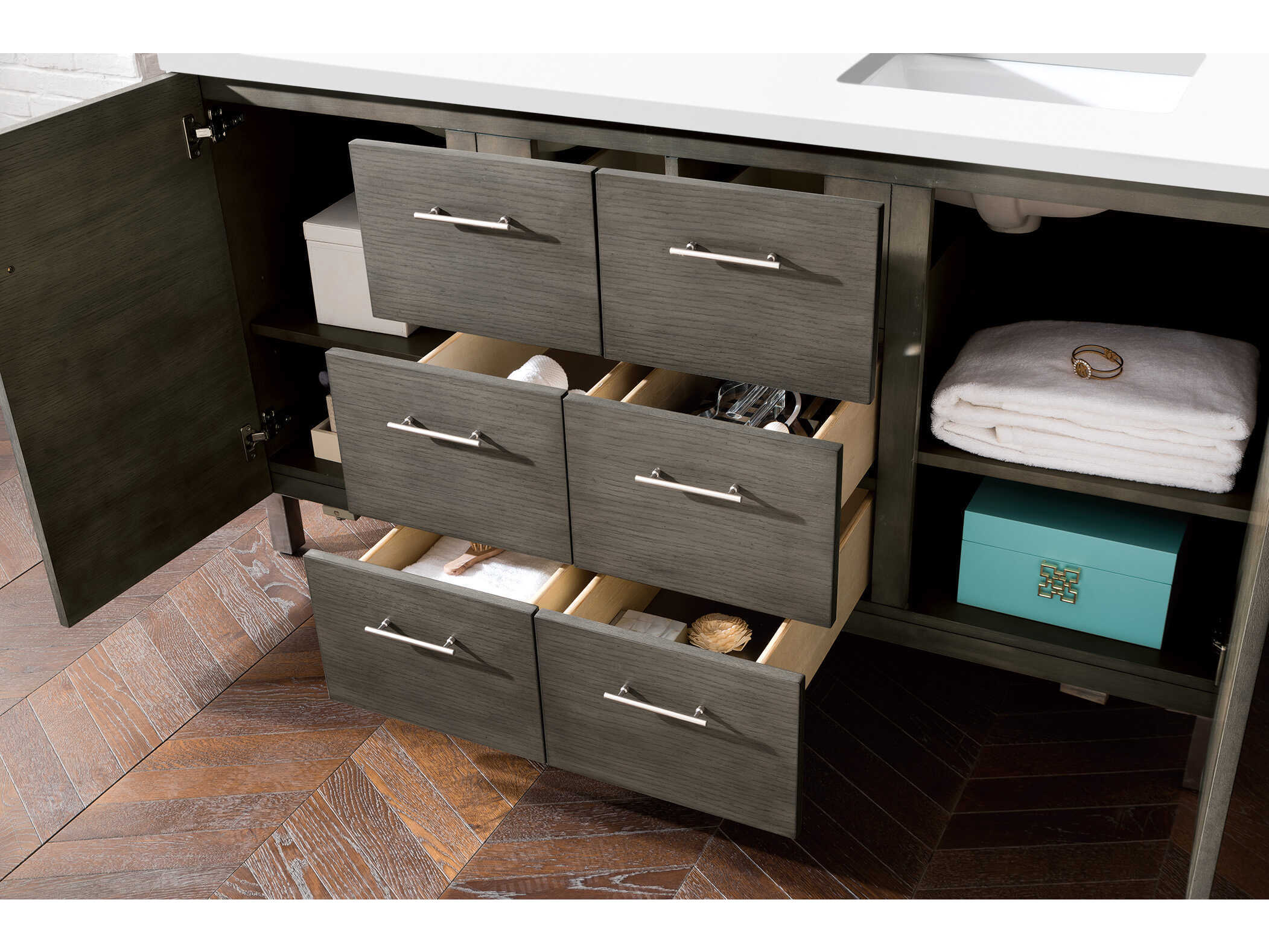 James Martin Metropolitan 60" Double Vanity Cabinet