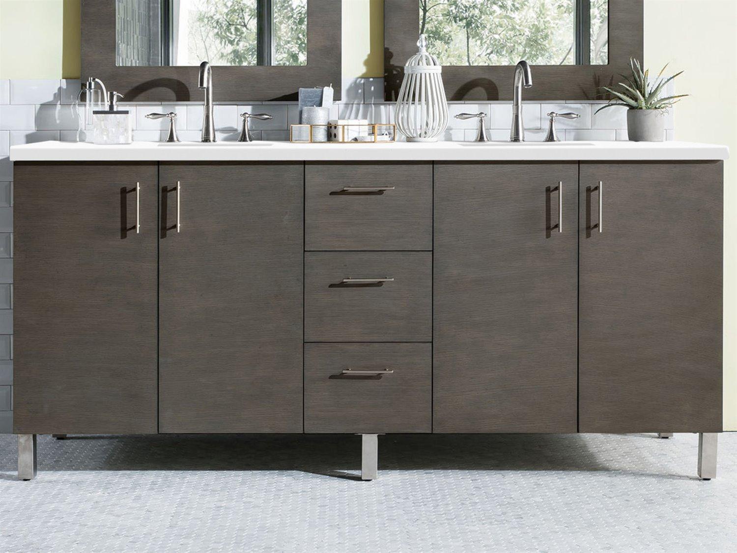 James Martin Metropolitan 72" Double Vanity Cabinet