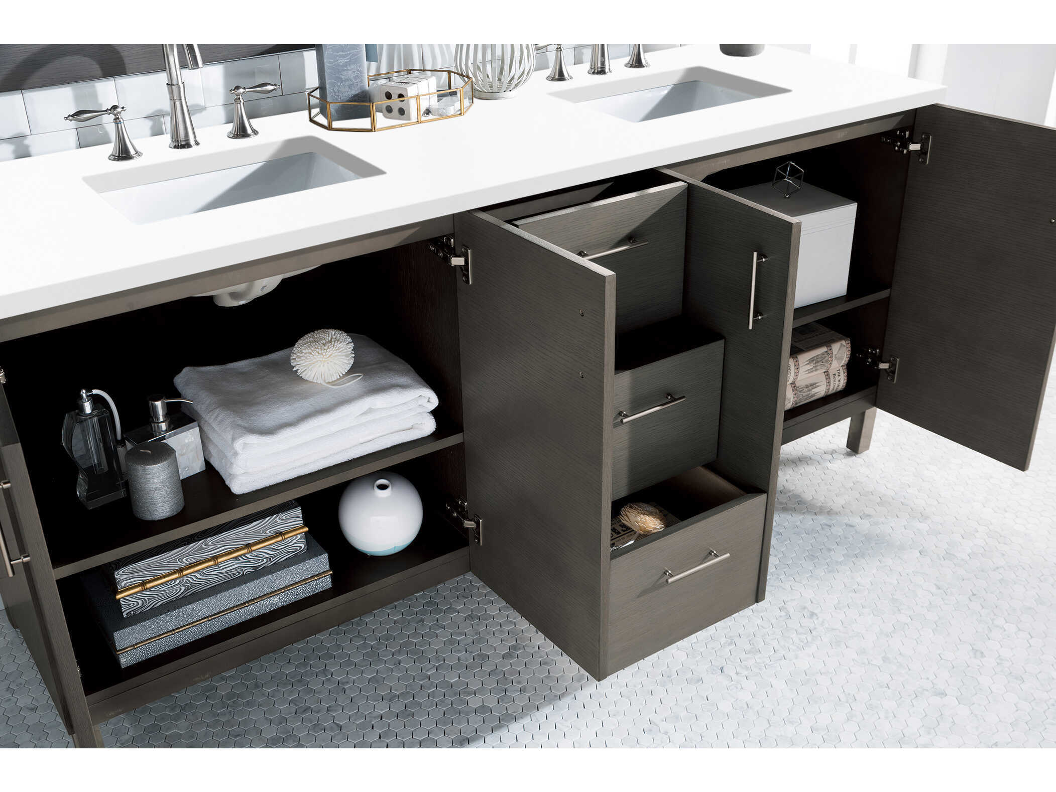 James Martin Metropolitan 72" Double Vanity Cabinet