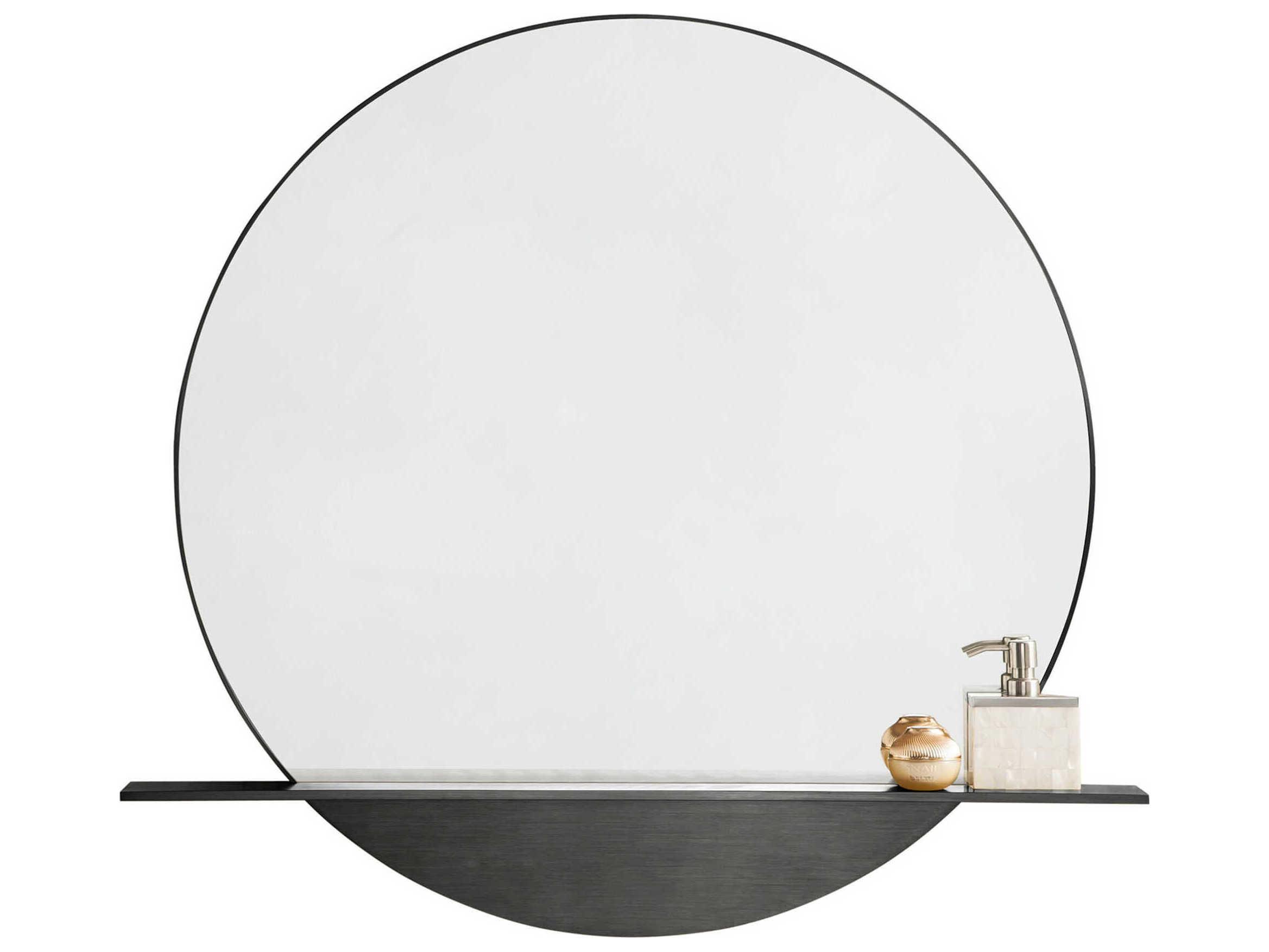 James Martin Platform Round Wall Mirror