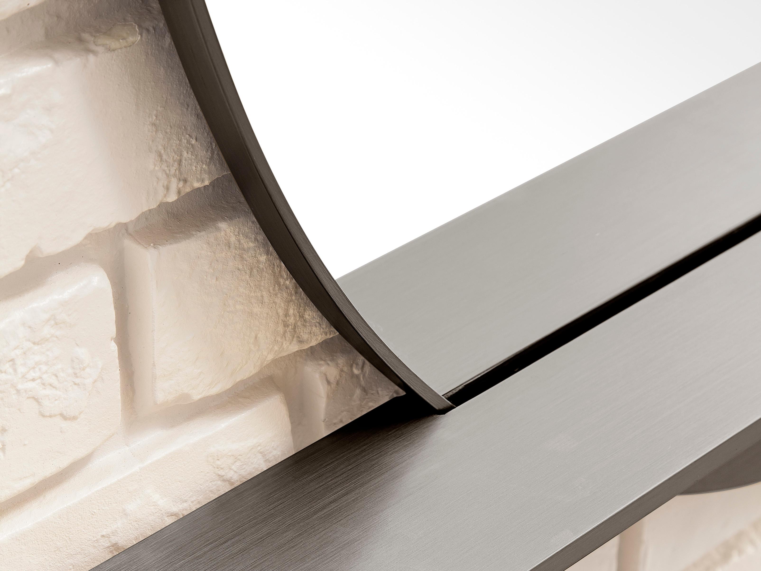 James Martin Platform Round Wall Mirror