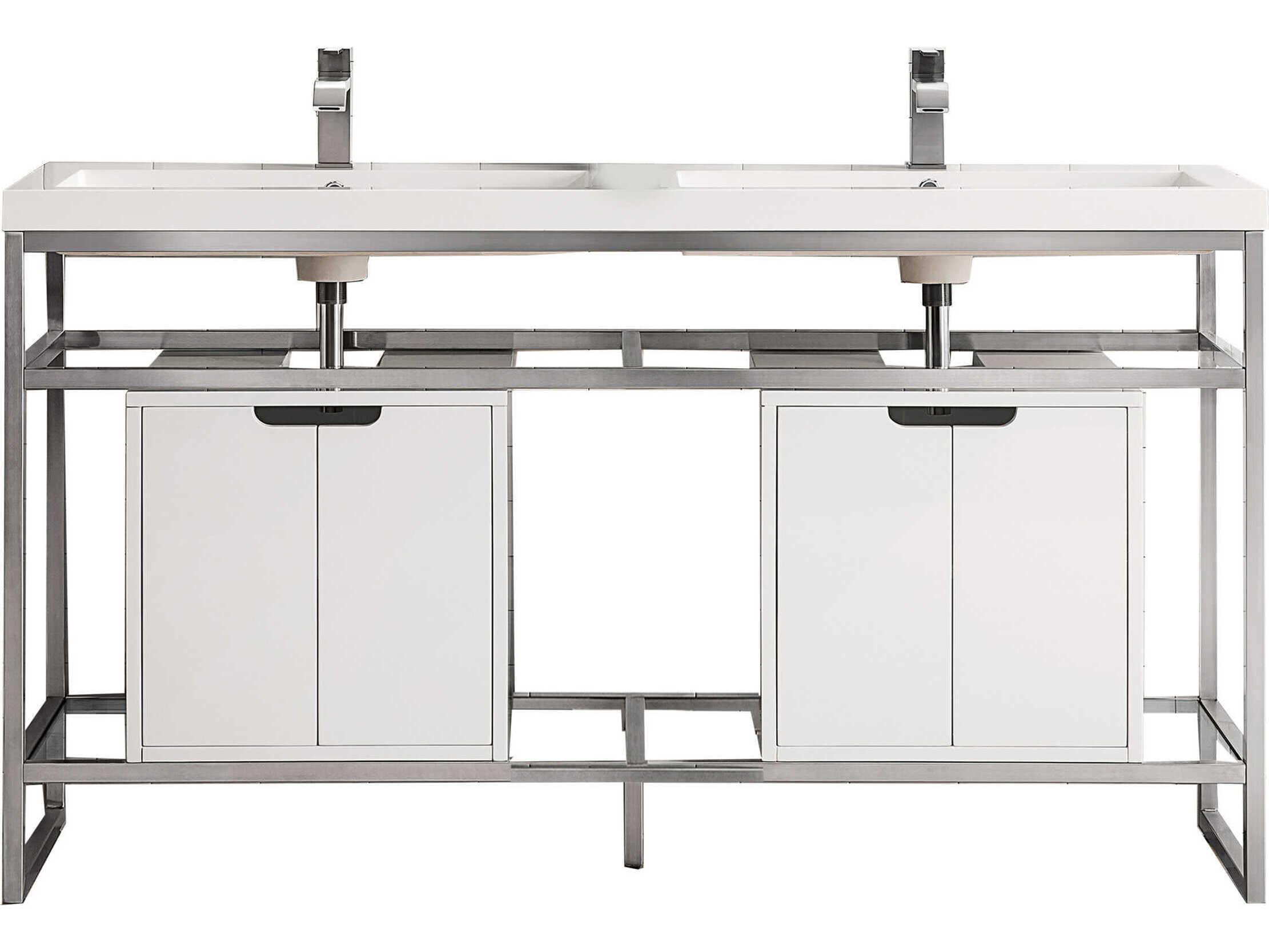 James Martin Boston 63" Double Vanity Cabinet