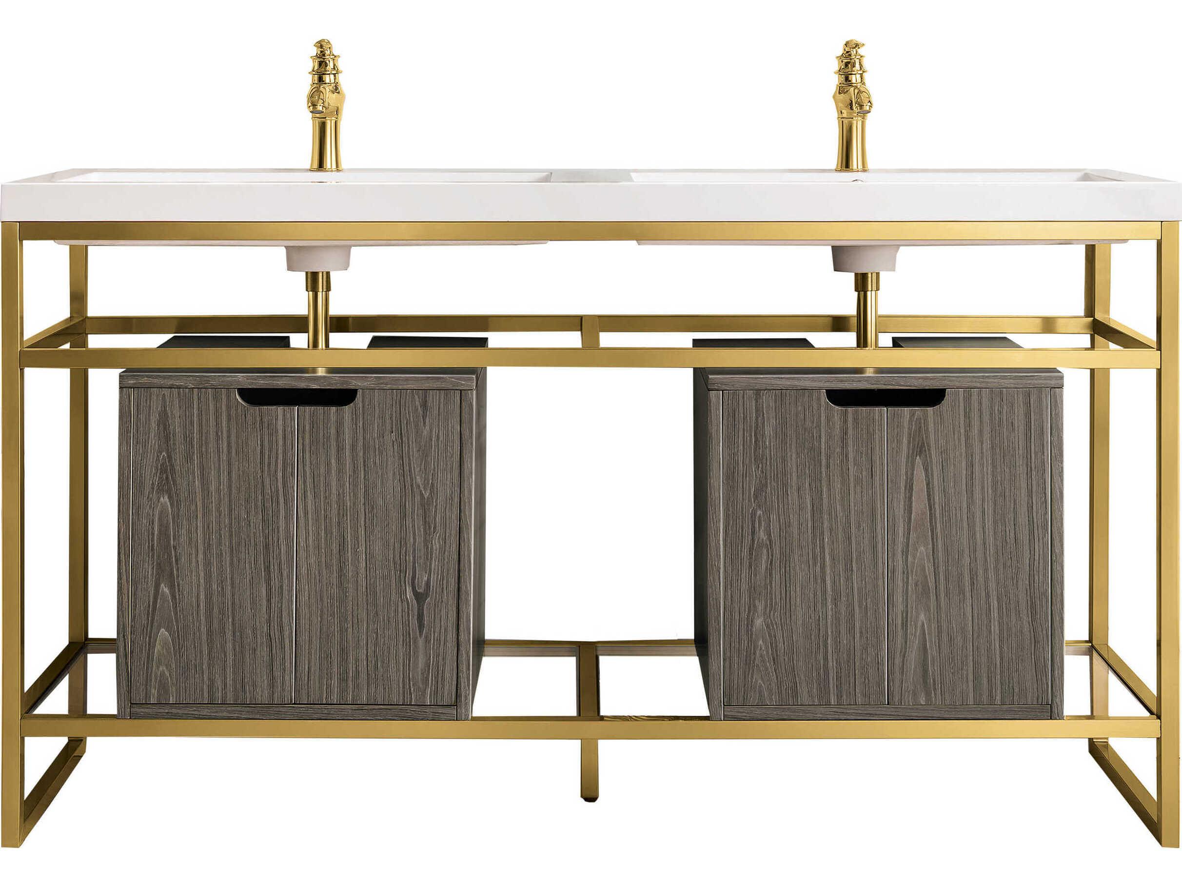 James Martin Boston 63" Double Vanity Cabinet