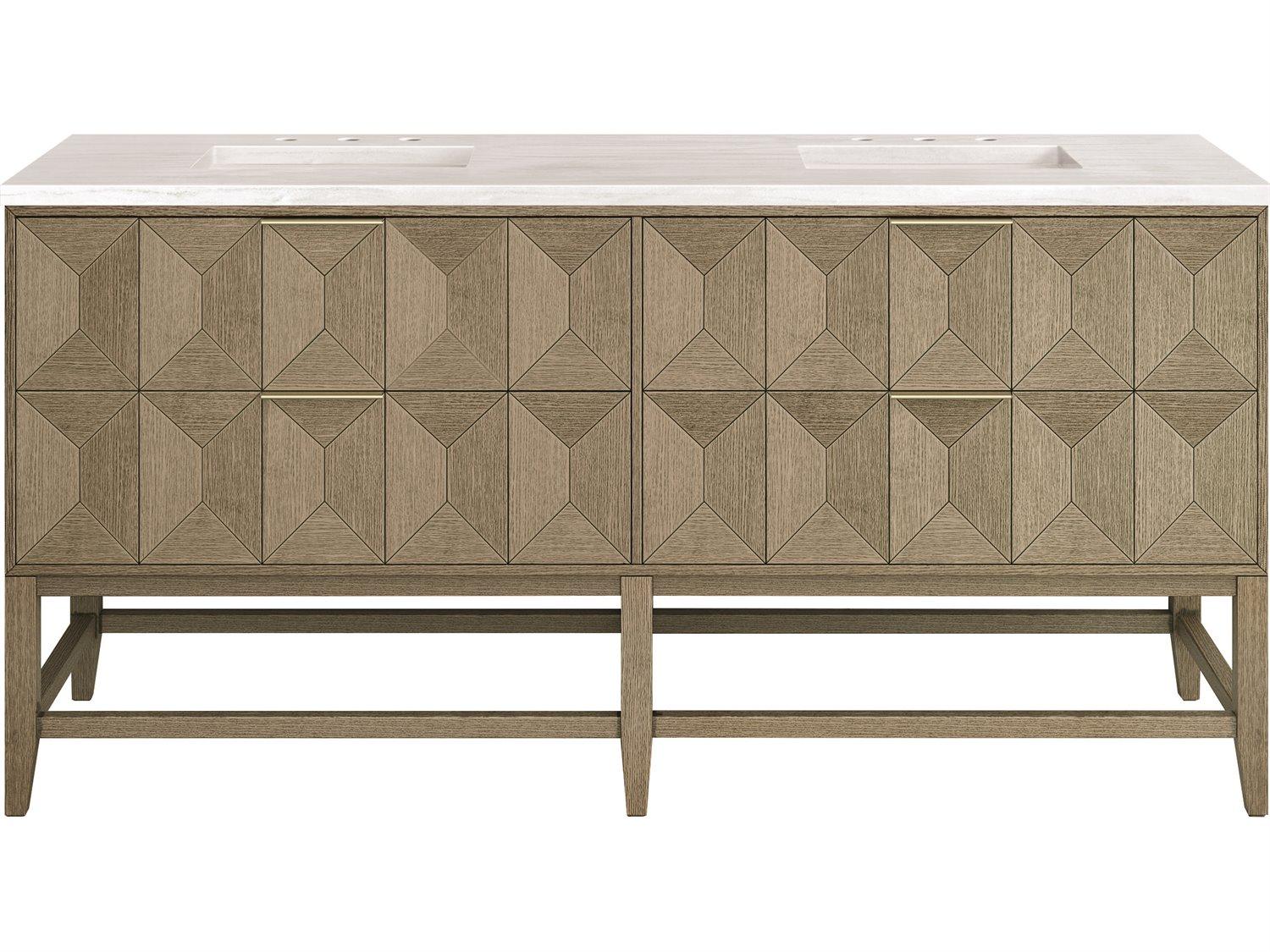 James Martin Emmeline 72" Double Vanity Cabinet