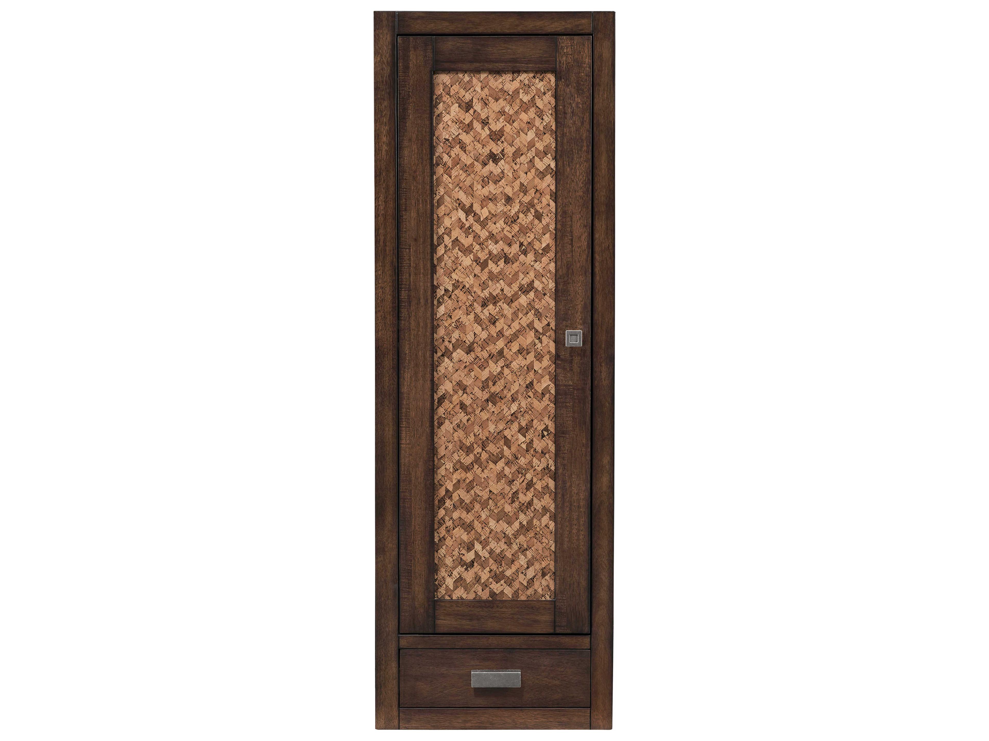 James Martin Addison Brown Acacia Wood Accent Chest