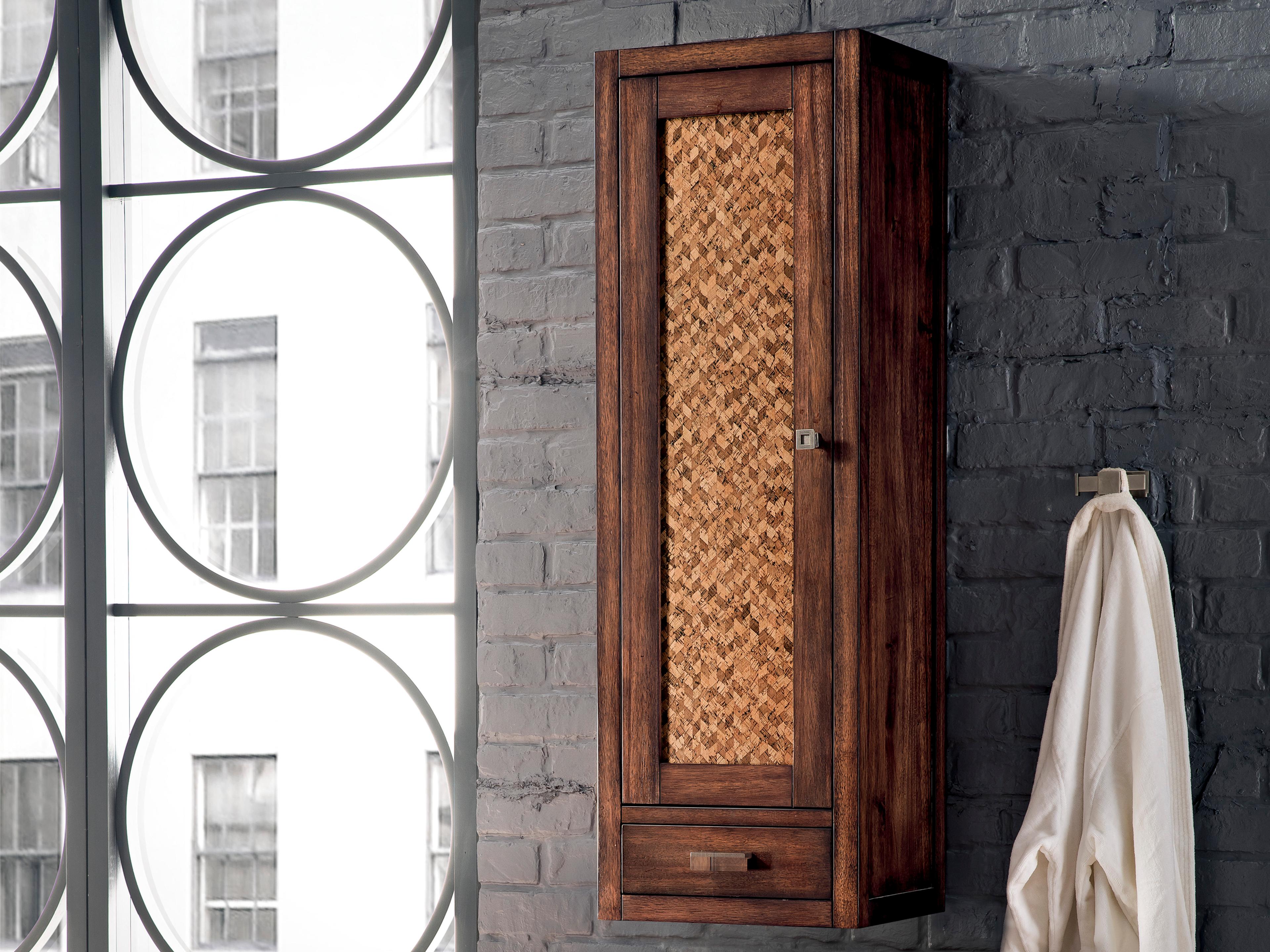 James Martin Addison Brown Acacia Wood Accent Chest