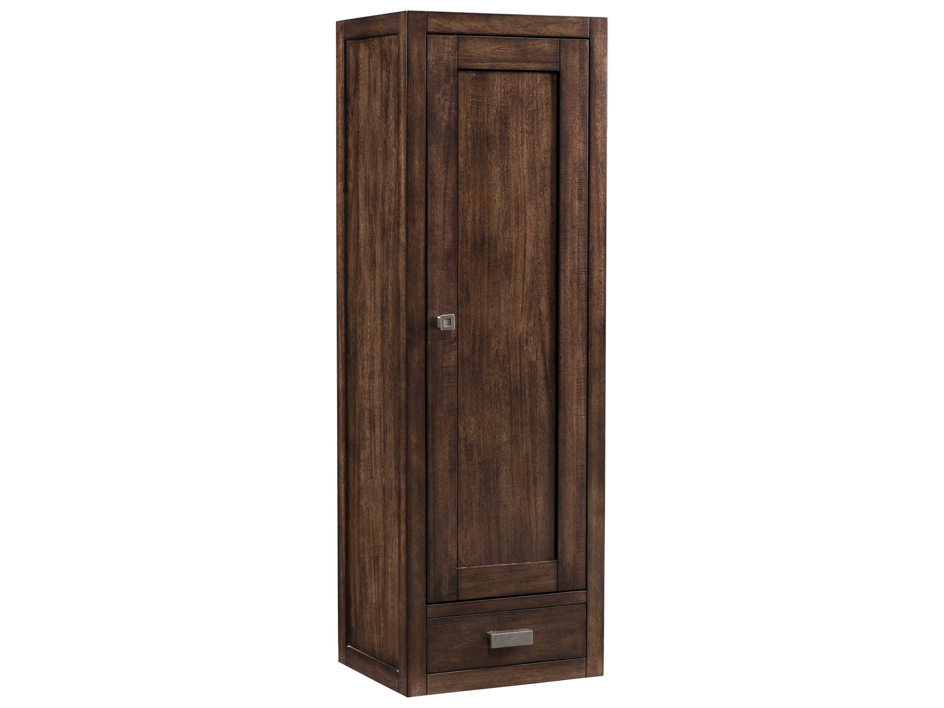 James Martin Addison Brown Acacia Wood Accent Chest