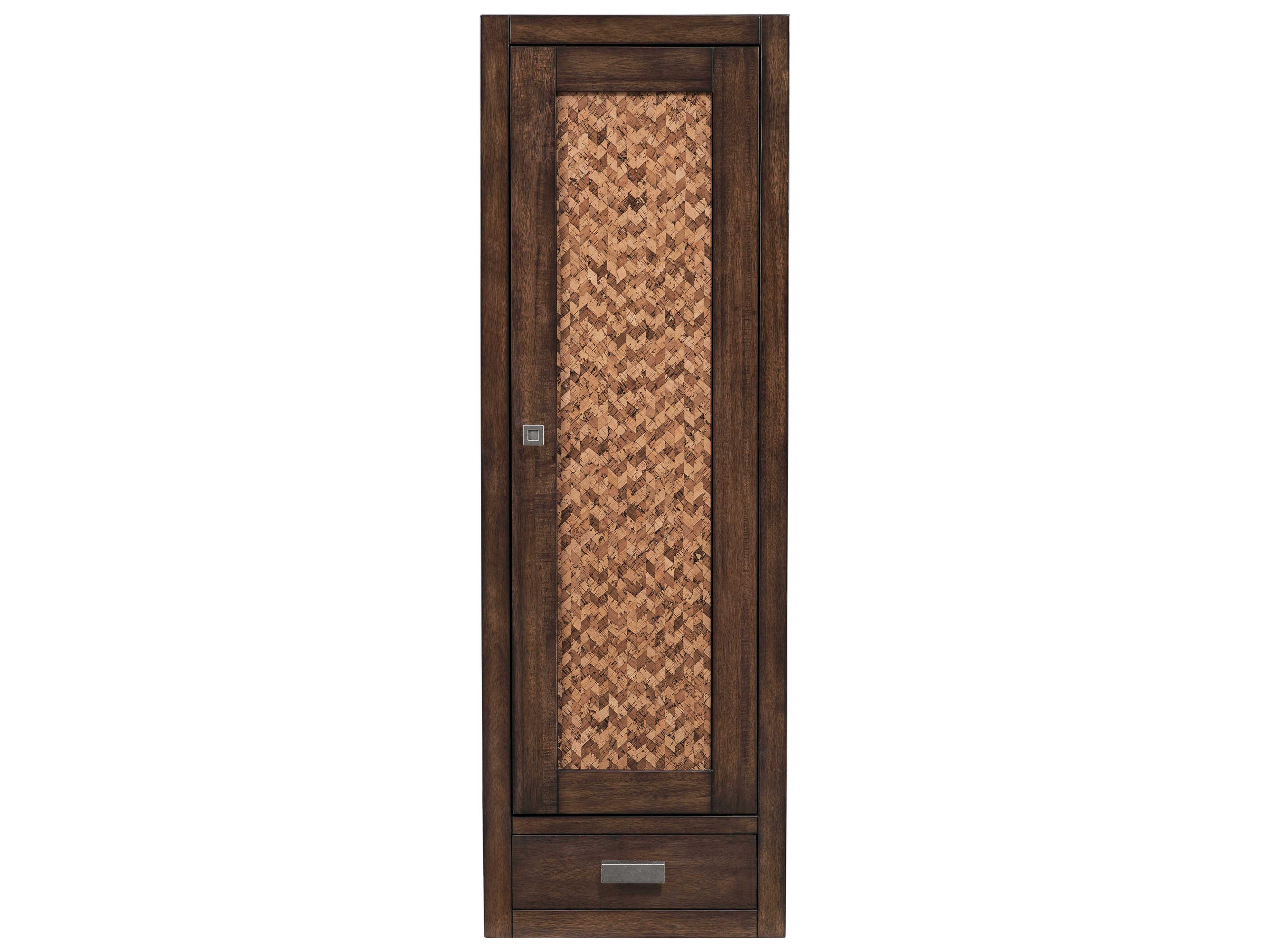 James Martin Addison Brown Acacia Wood Accent Chest