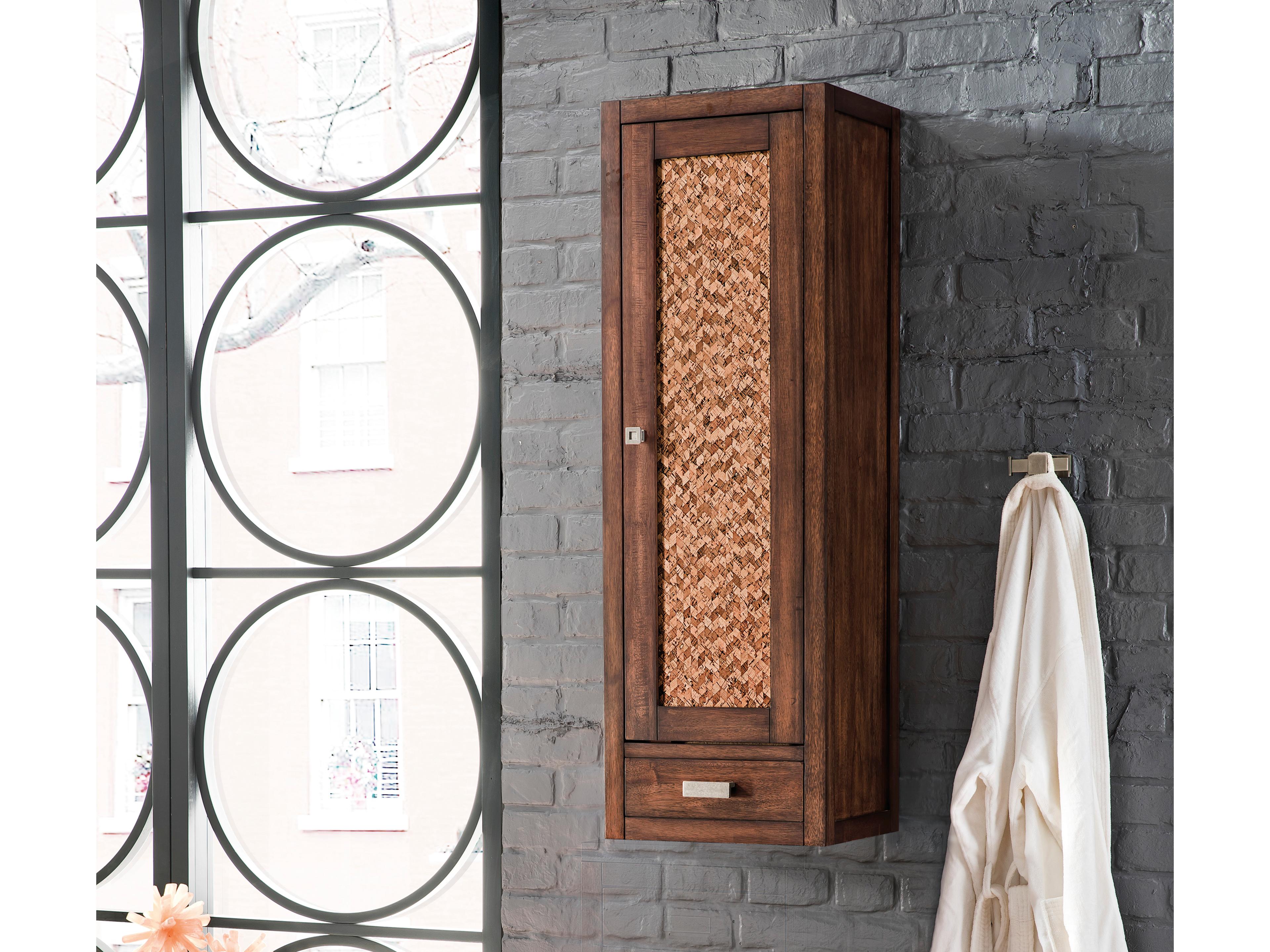 James Martin Addison Brown Acacia Wood Accent Chest