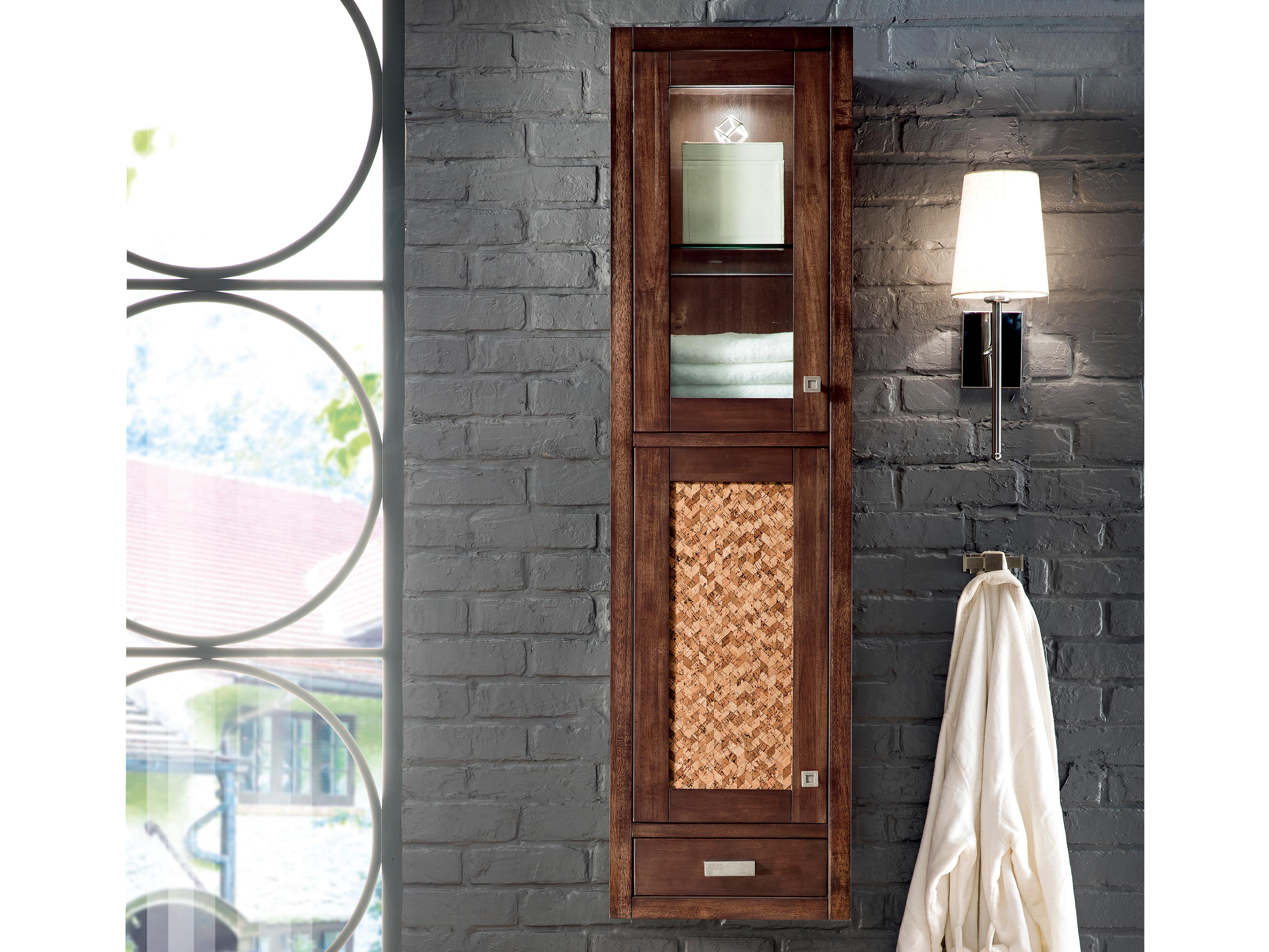 James Martin Addison Brown Acacia Wood Accent Chest