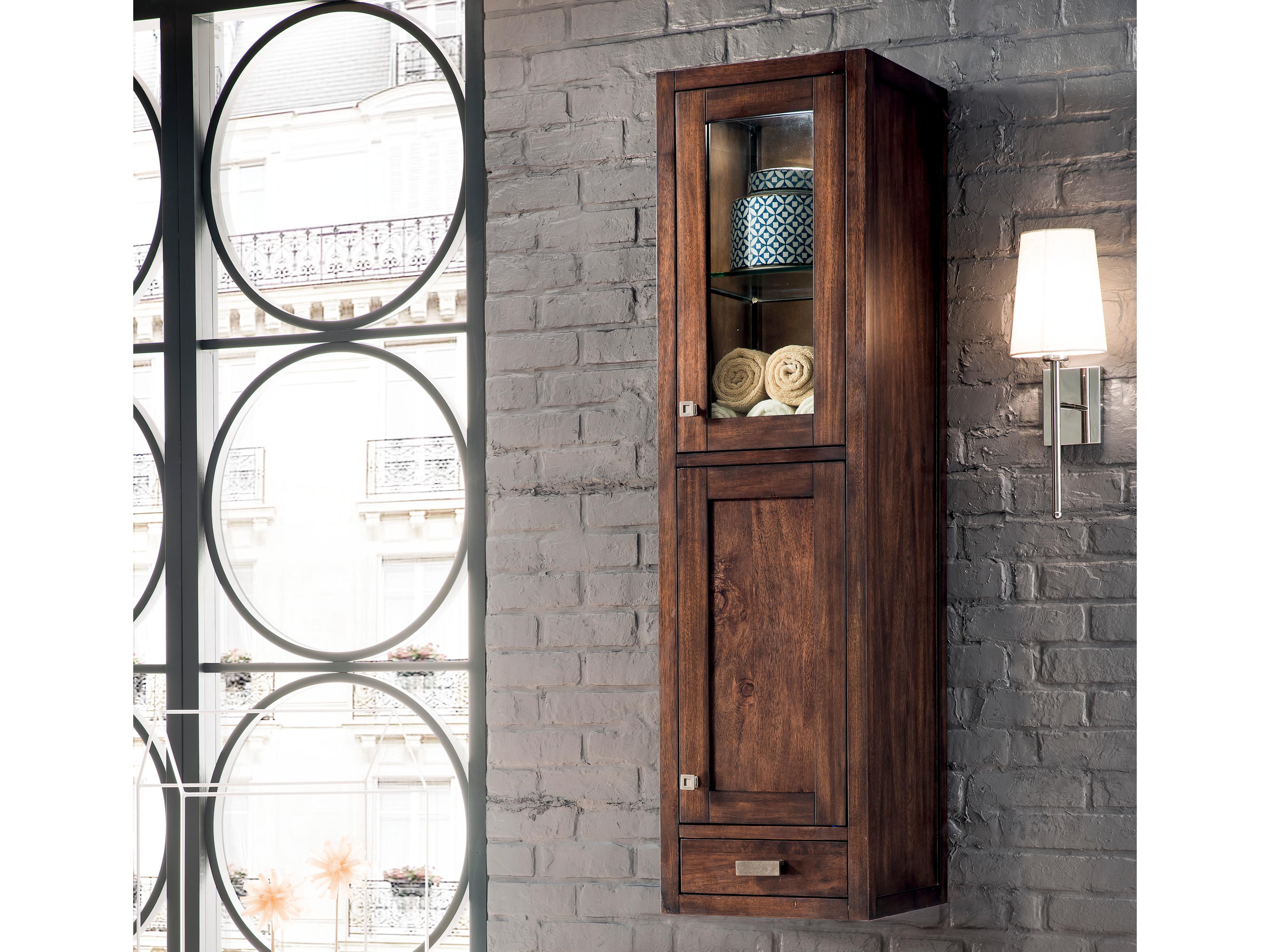 James Martin Addison Brown Acacia Wood Accent Chest