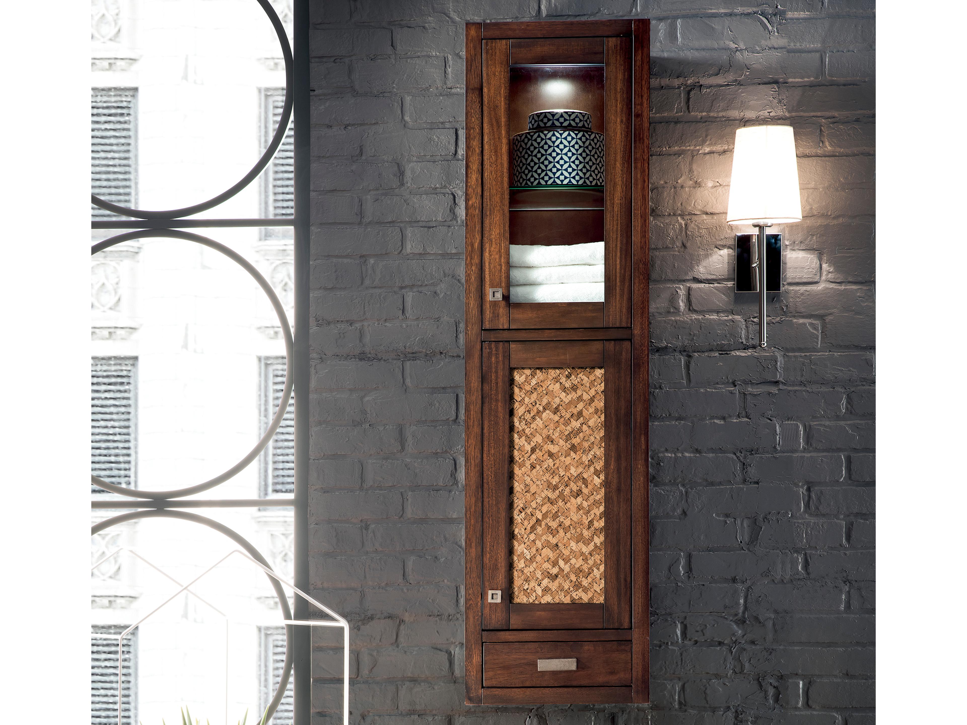 James Martin Addison Brown Acacia Wood Accent Chest