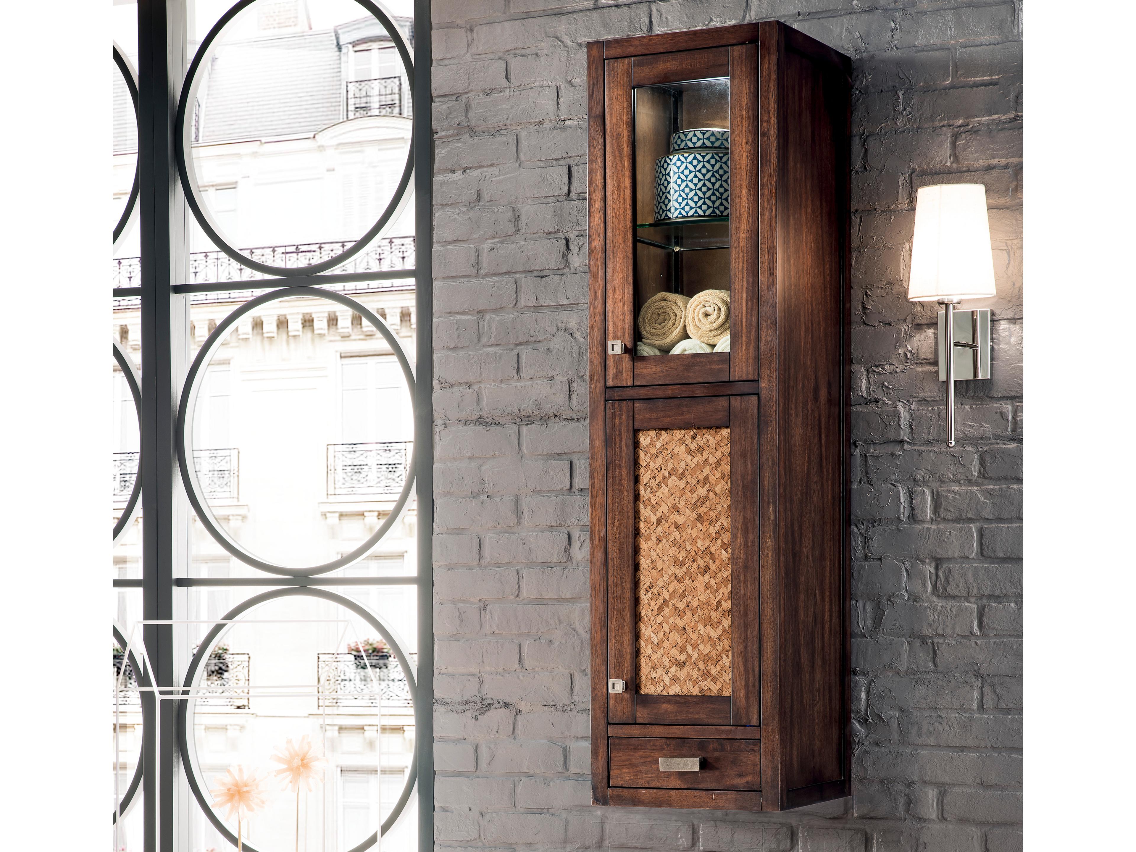 James Martin Addison Brown Acacia Wood Accent Chest