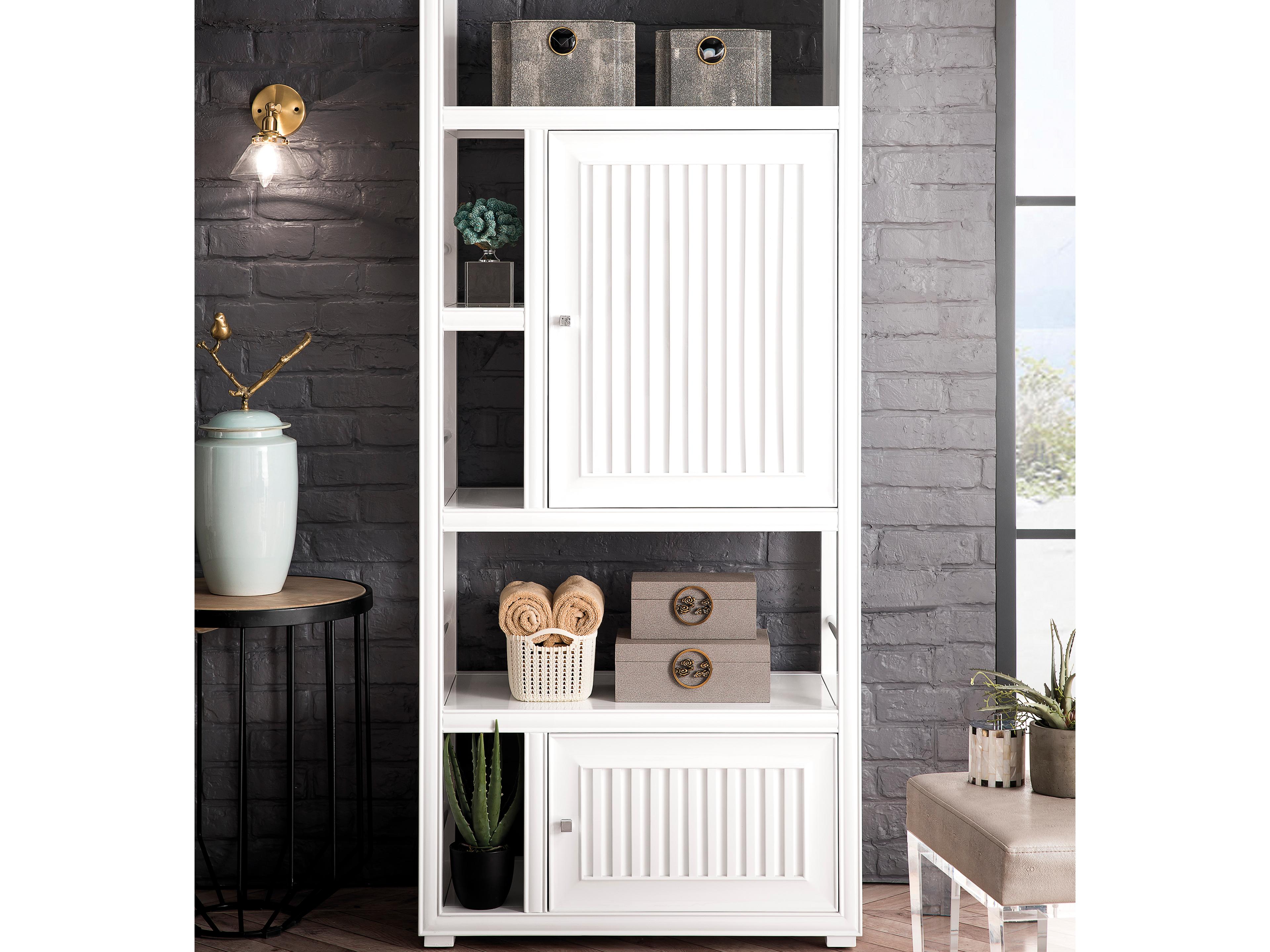 James Martin Athens White Poplar Wood Accent Chest