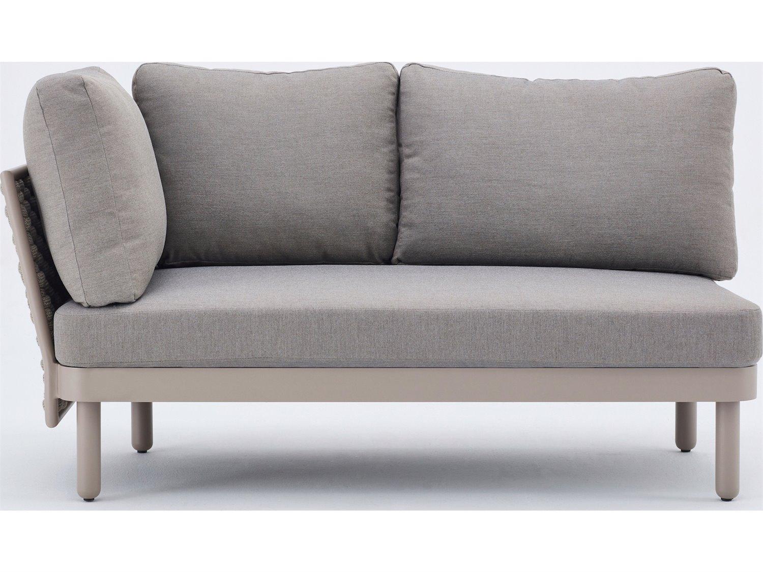 Schnupp Patio Palma Aluminum Left Facing Loveseat