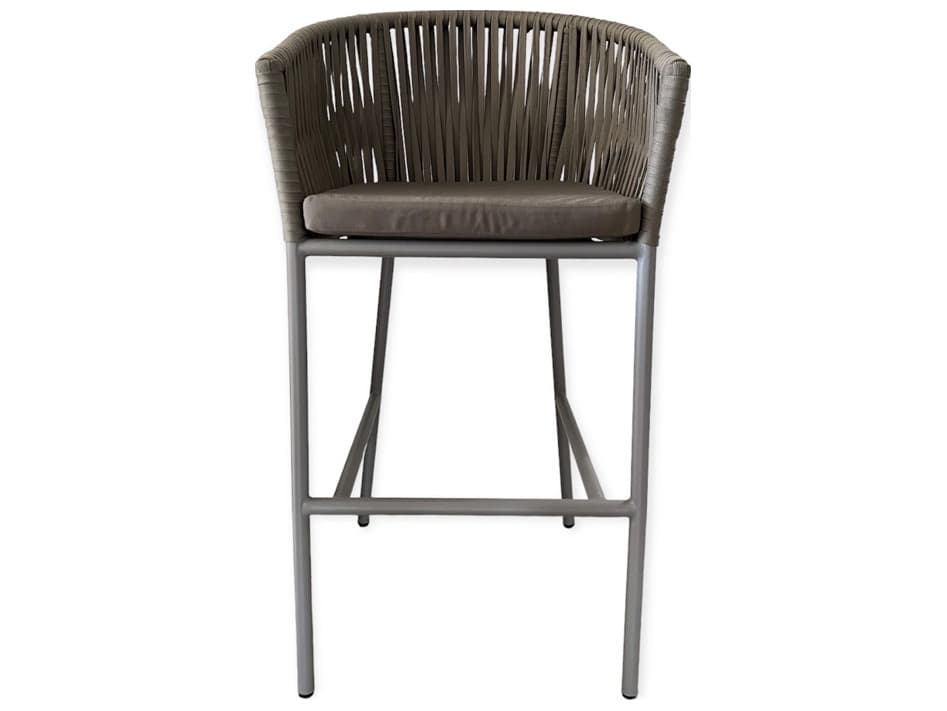 Schnupp Patio Rope Aluminum Bar Stool
