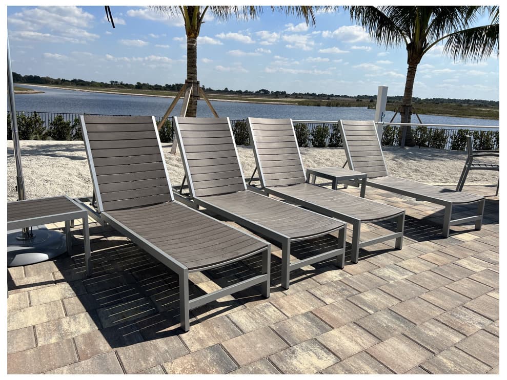 Schnupp Patio Fusion Aluminum Chaise Lounge