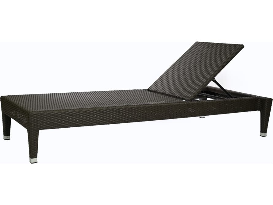 Schnupp Patio Fidji Wicker Brown Chaise Lounge