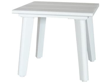 Schnupp Patio Caicos Aluminum White Side Table