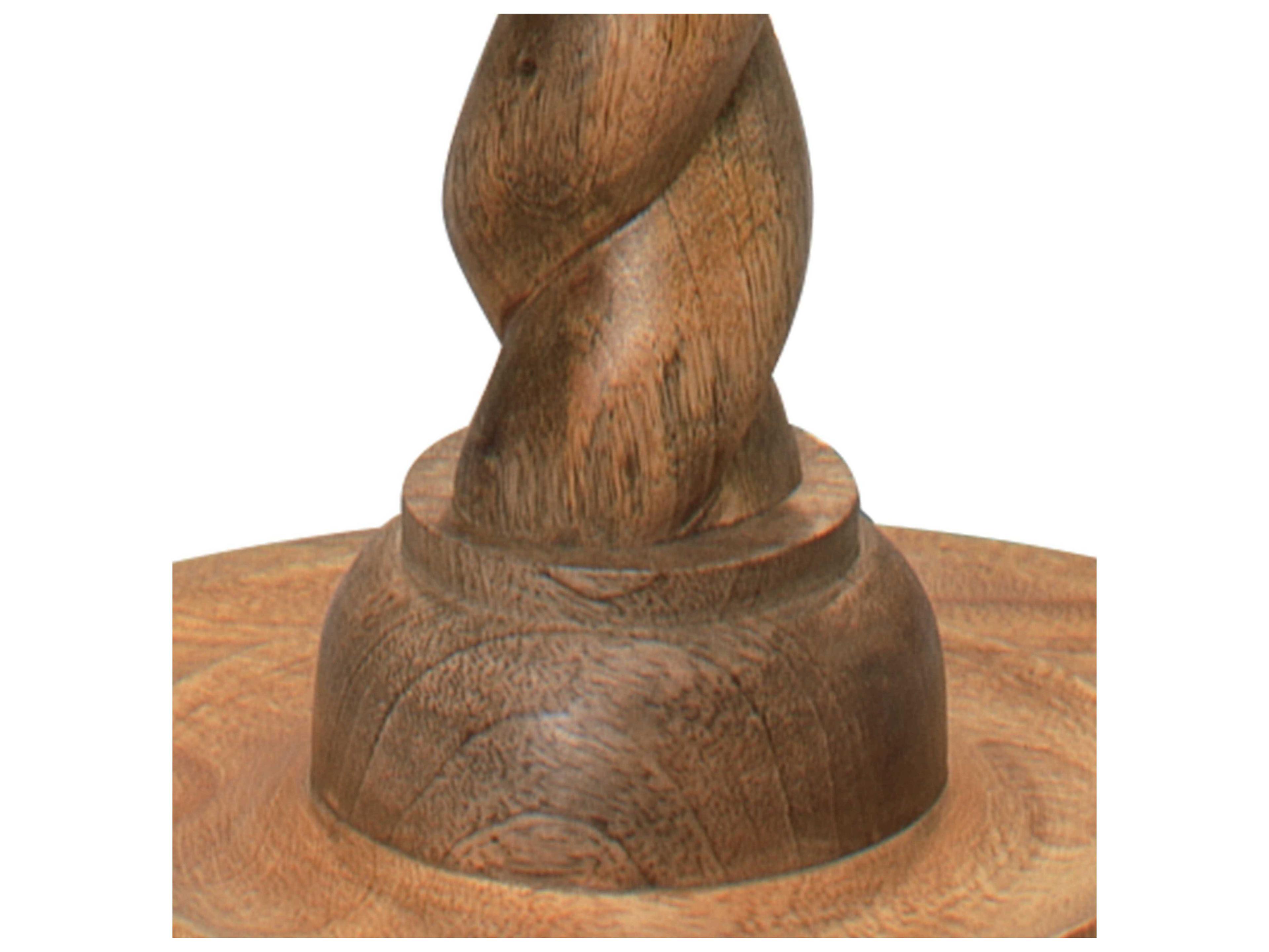 Jamie Young Barley Twist Natural Wood Floor Lamp