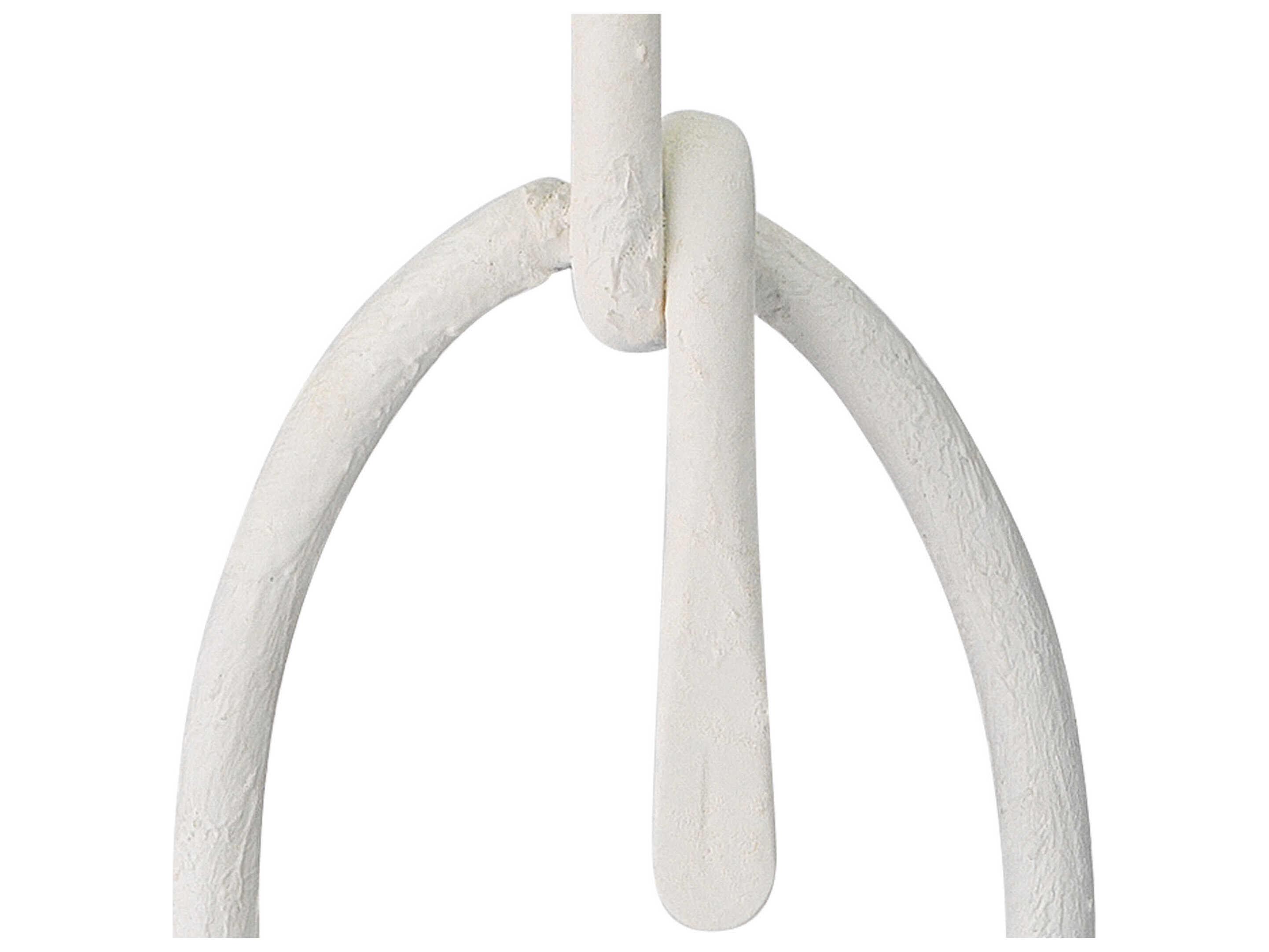 Jamie Young Knot White Gesso Floor Lamp