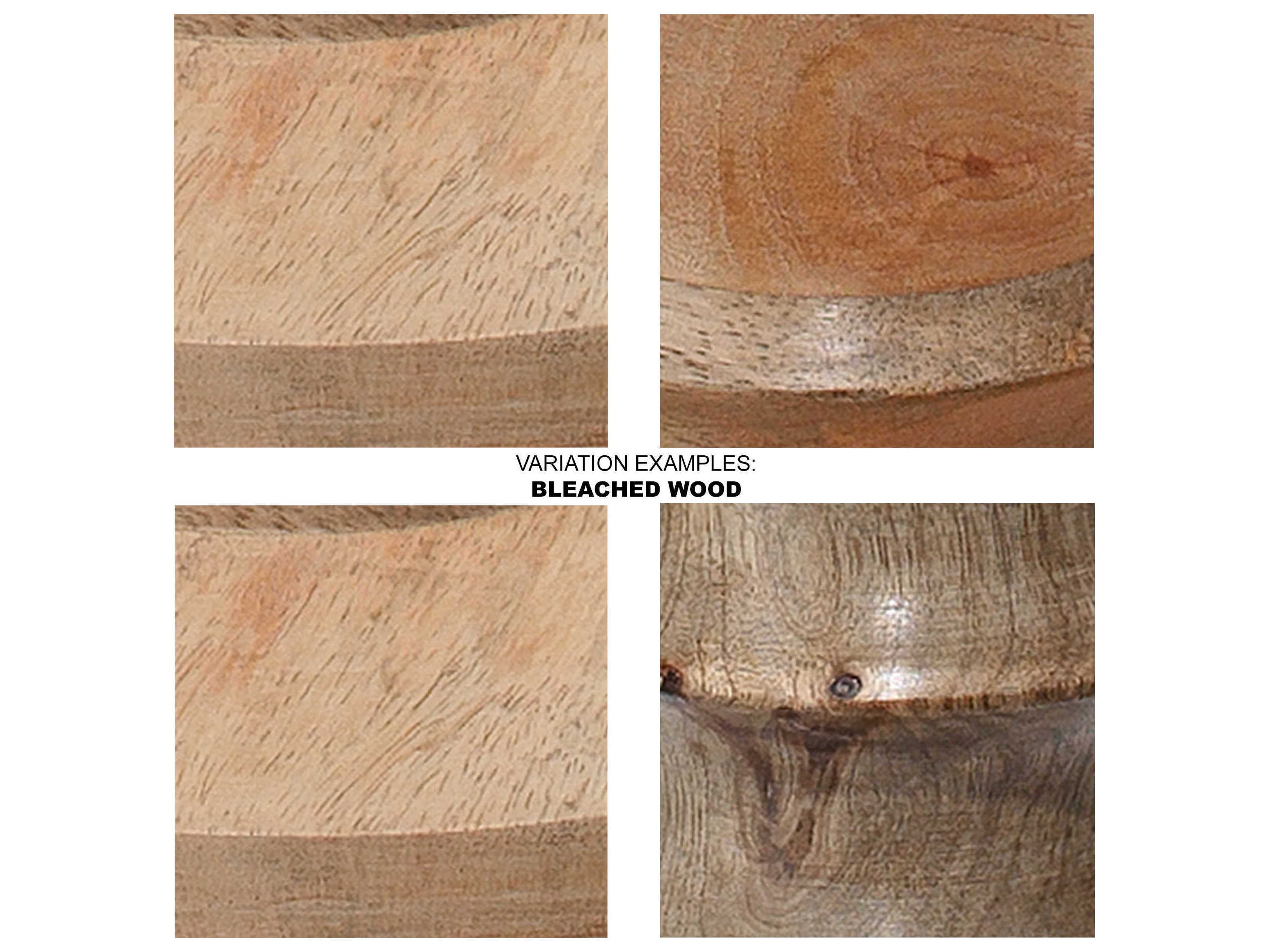 Jamie Young Bleached Wood Brown Floor Lamp