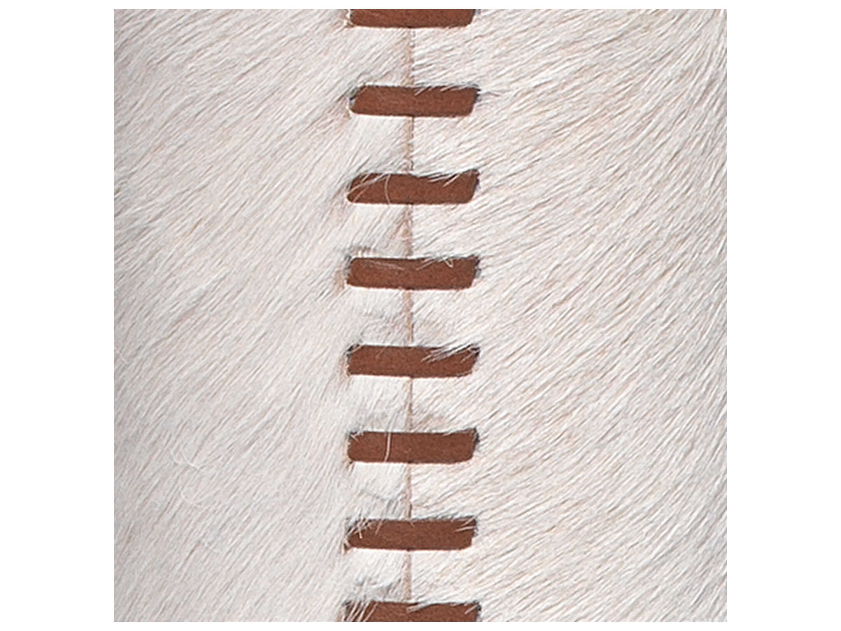 Jamie Young Sheridan White Hide Oil Rubbed Bronze Floor Lamp