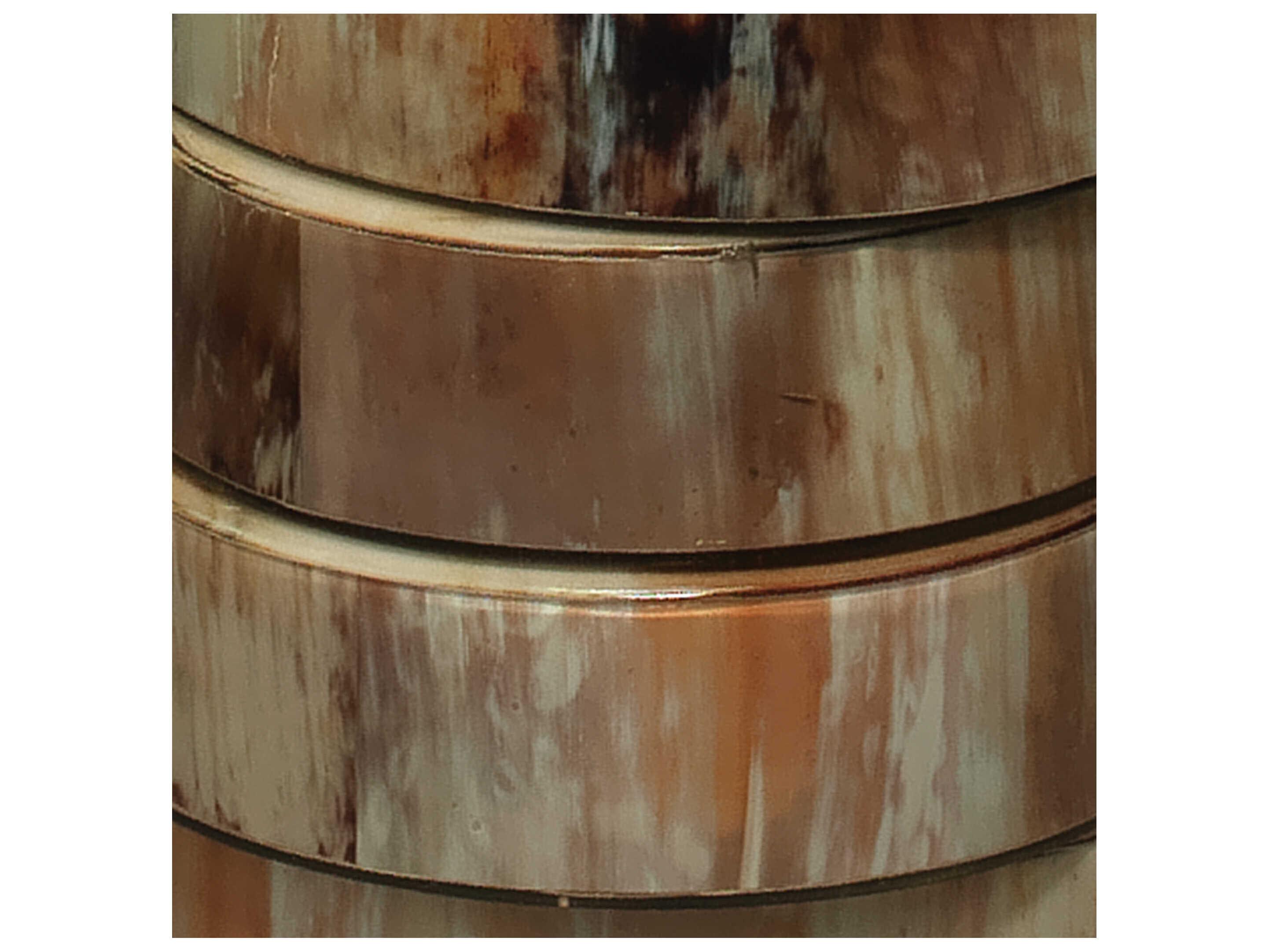 Jamie Young Stacked Horn Brown Floor Lamp