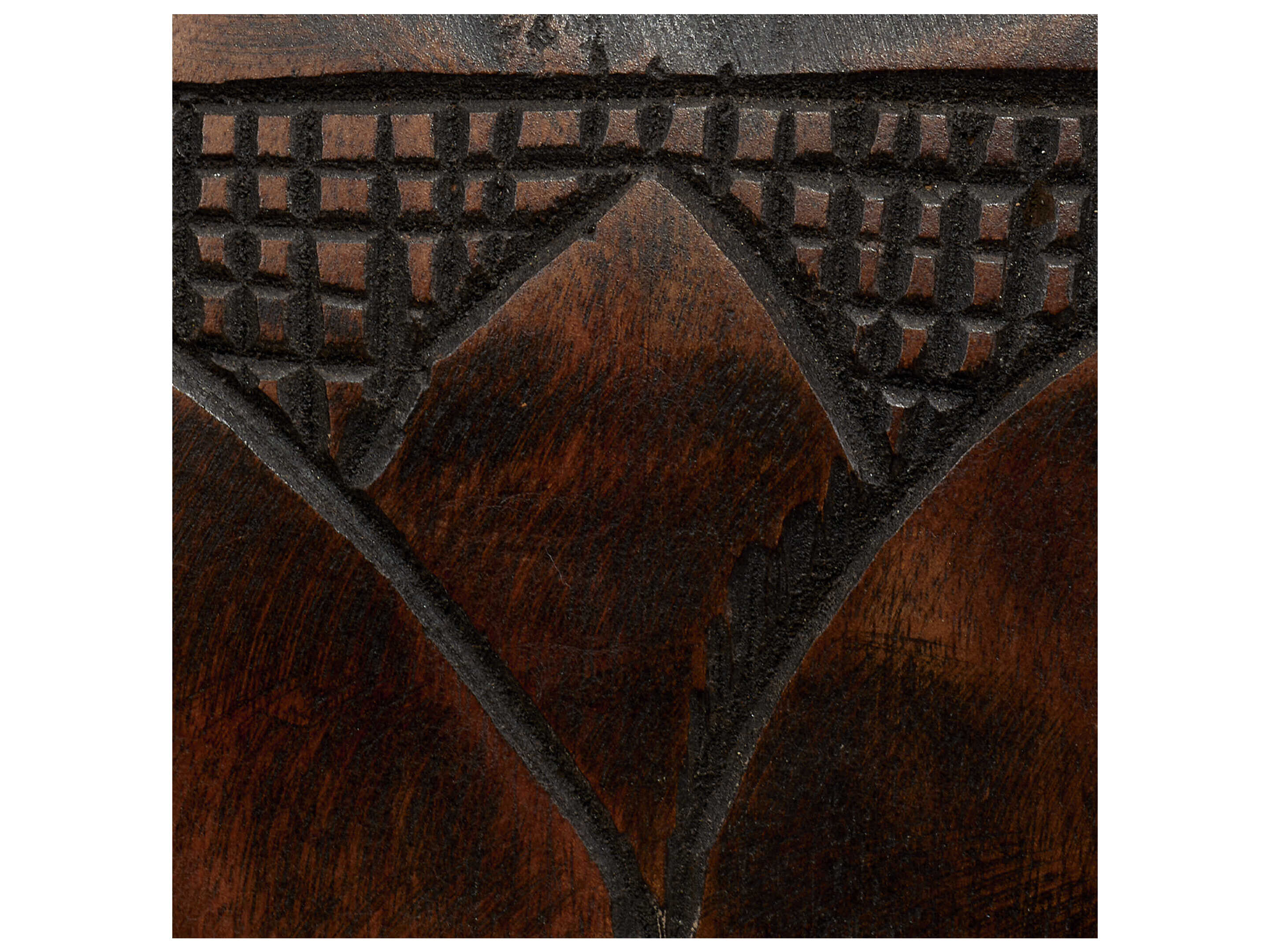 Jamie Young Totem Dark Black Light Natural Polyester Linen Drum Shade Floor Lamp