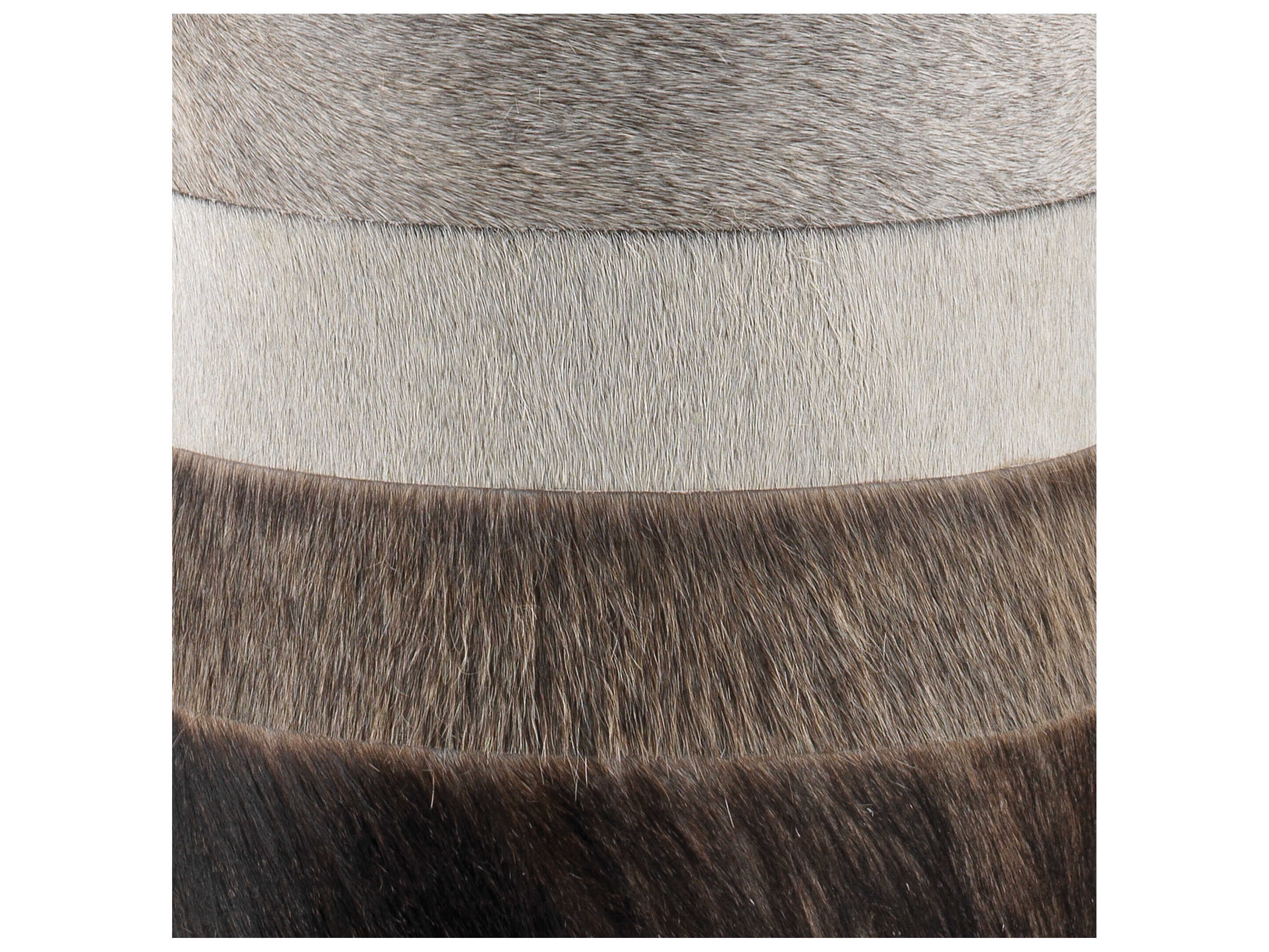 Jamie Young 1 - White Light Grey Dark Hide Bronze Buffet Lamp