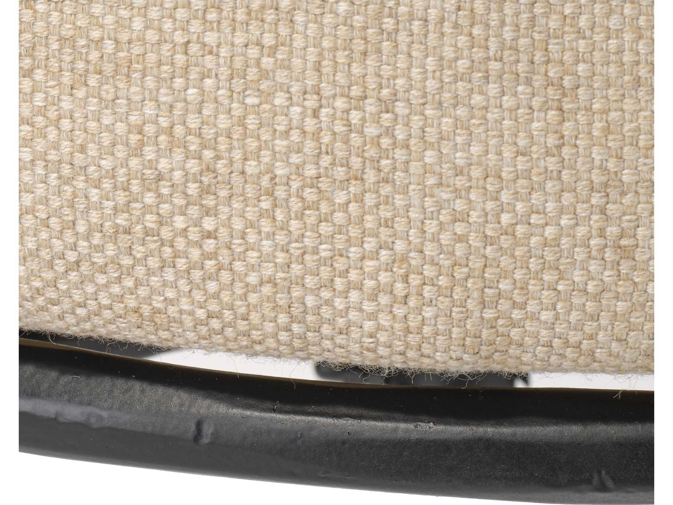 Jamie Young Asteria Beige Upholstered Counter Stool