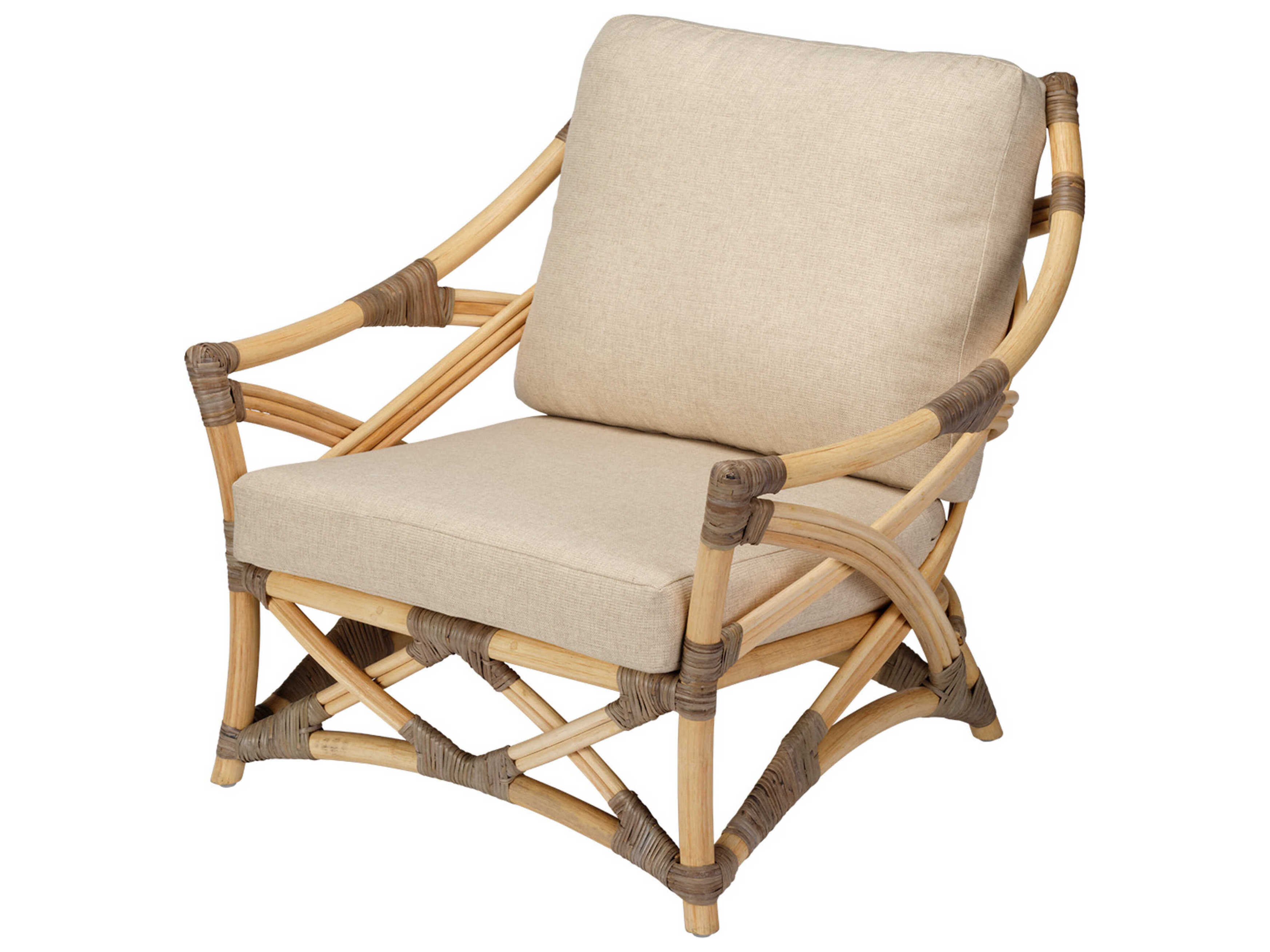 Jamie Young Brown Fabric Accent Chair