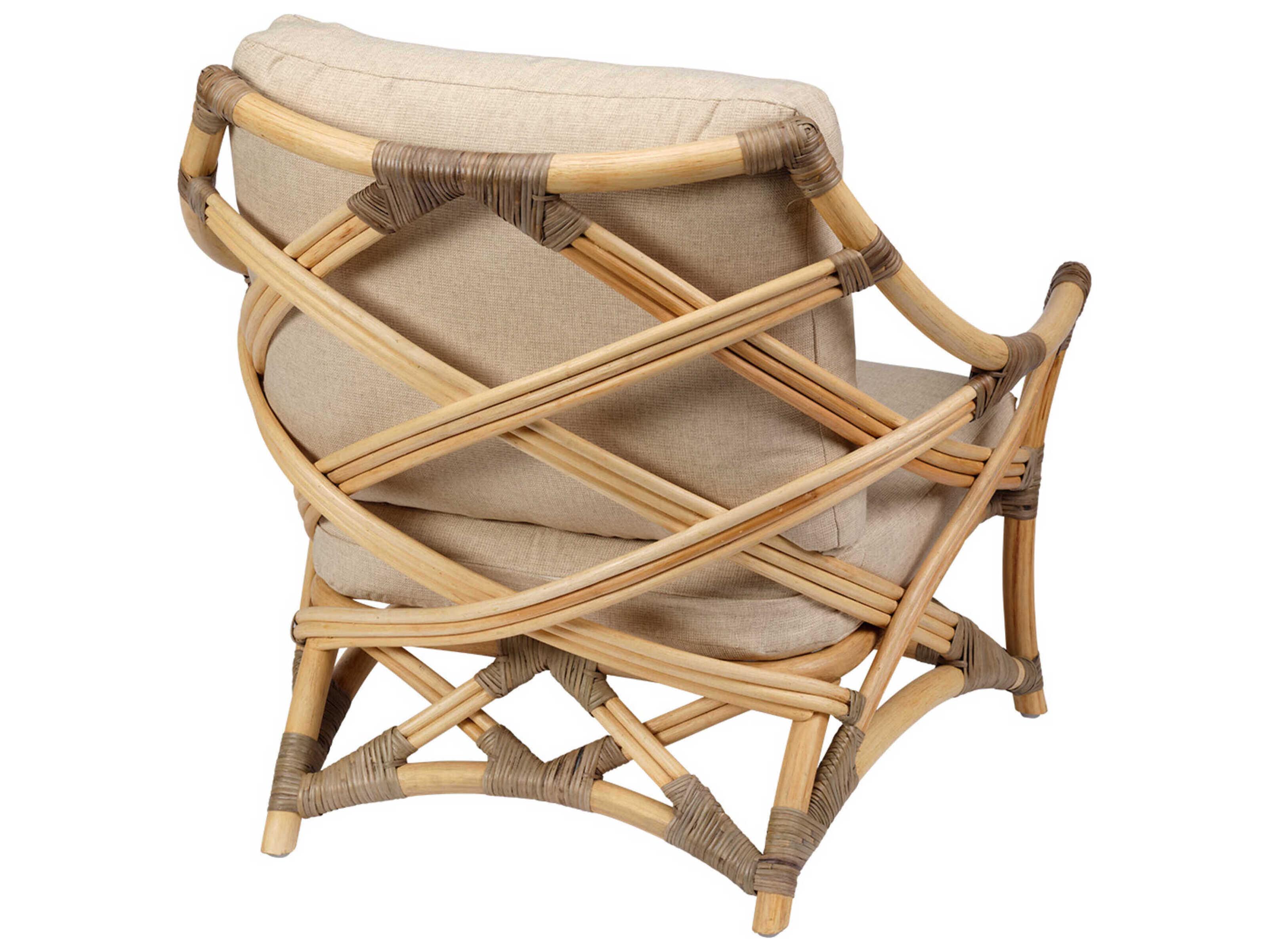 Jamie Young Brown Fabric Accent Chair