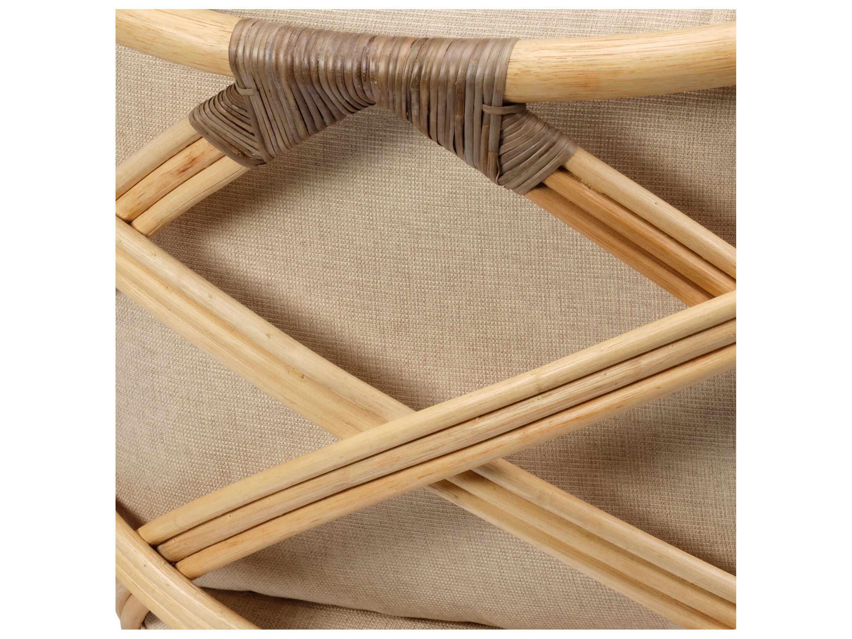 Jamie Young Brown Fabric Accent Chair