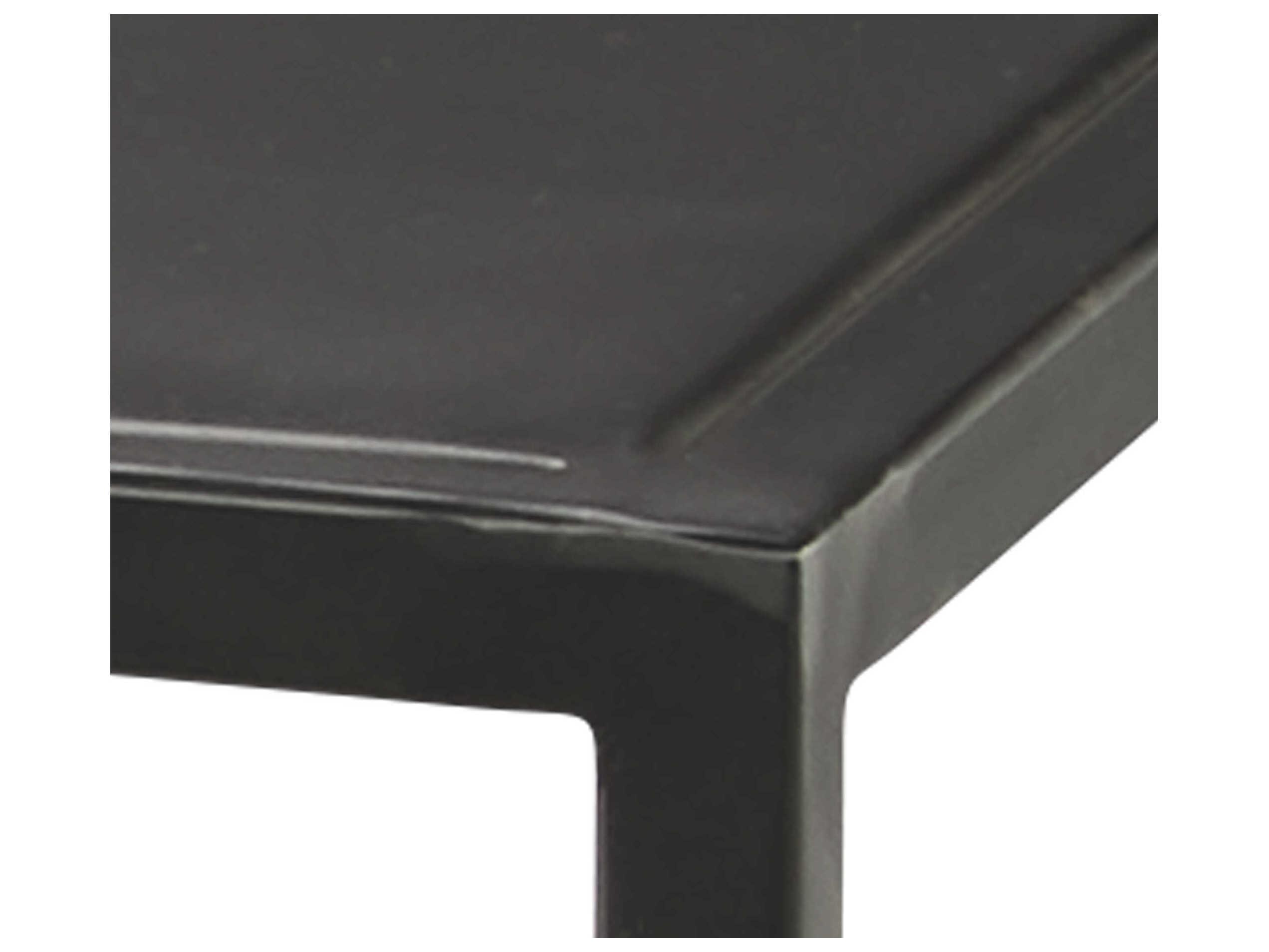 Jamie Young Rectangular Metal Black Iron Console Table