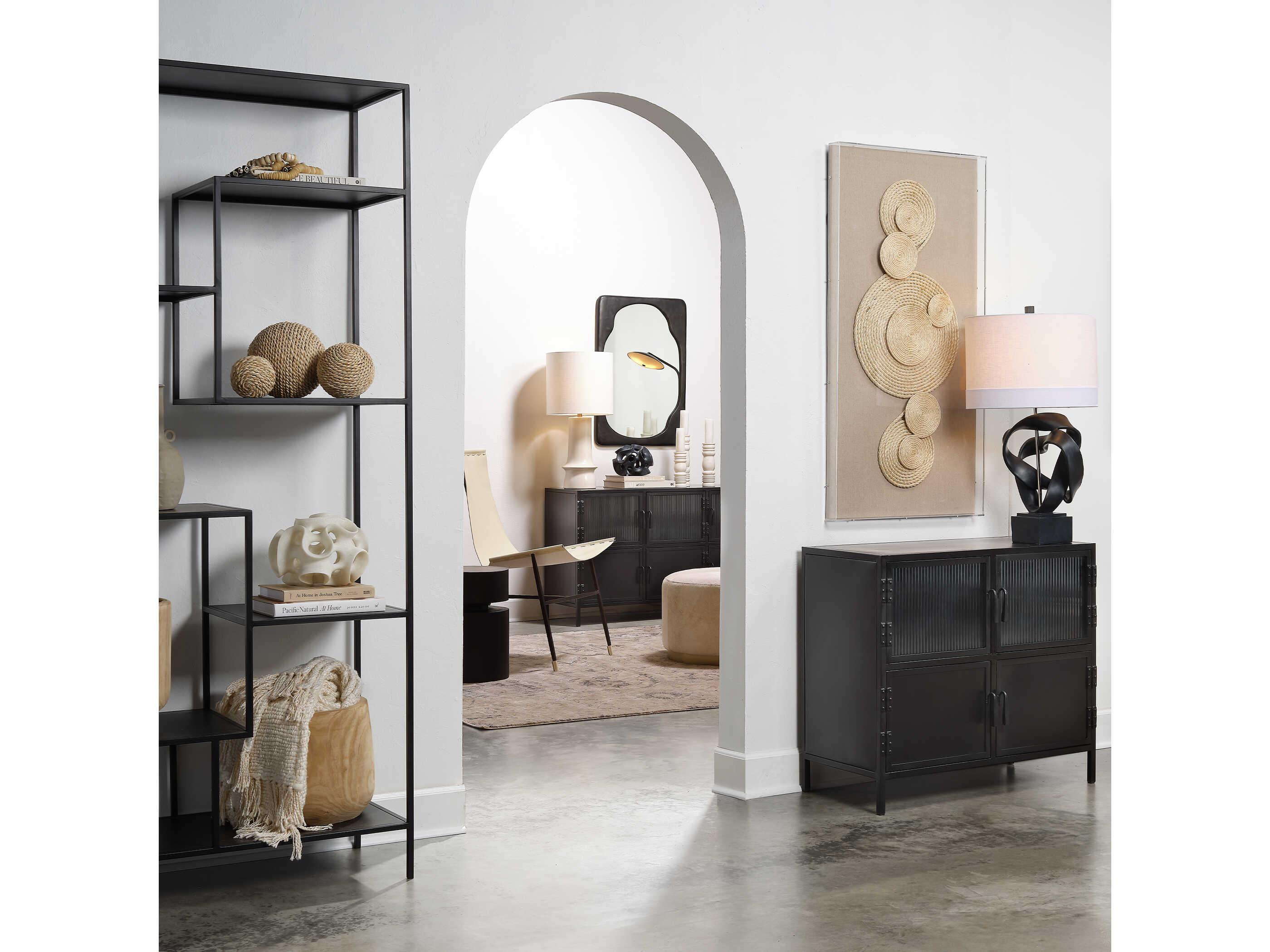 Jamie Young Black Iron Etagere